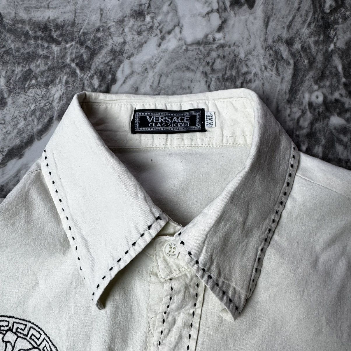 Versace × Vintage Versace Shirt Classic Vintage Size XL / US 12-14 / IT 48-50 - 7 Thumbnail