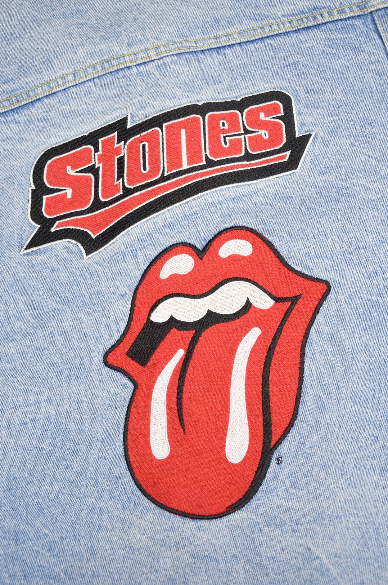 Bravado Rolling Stones 97–98 Tour Vintage Embroidered Denim Jacket Size US XL / EU 56 / 4 - 10 Thumbnail