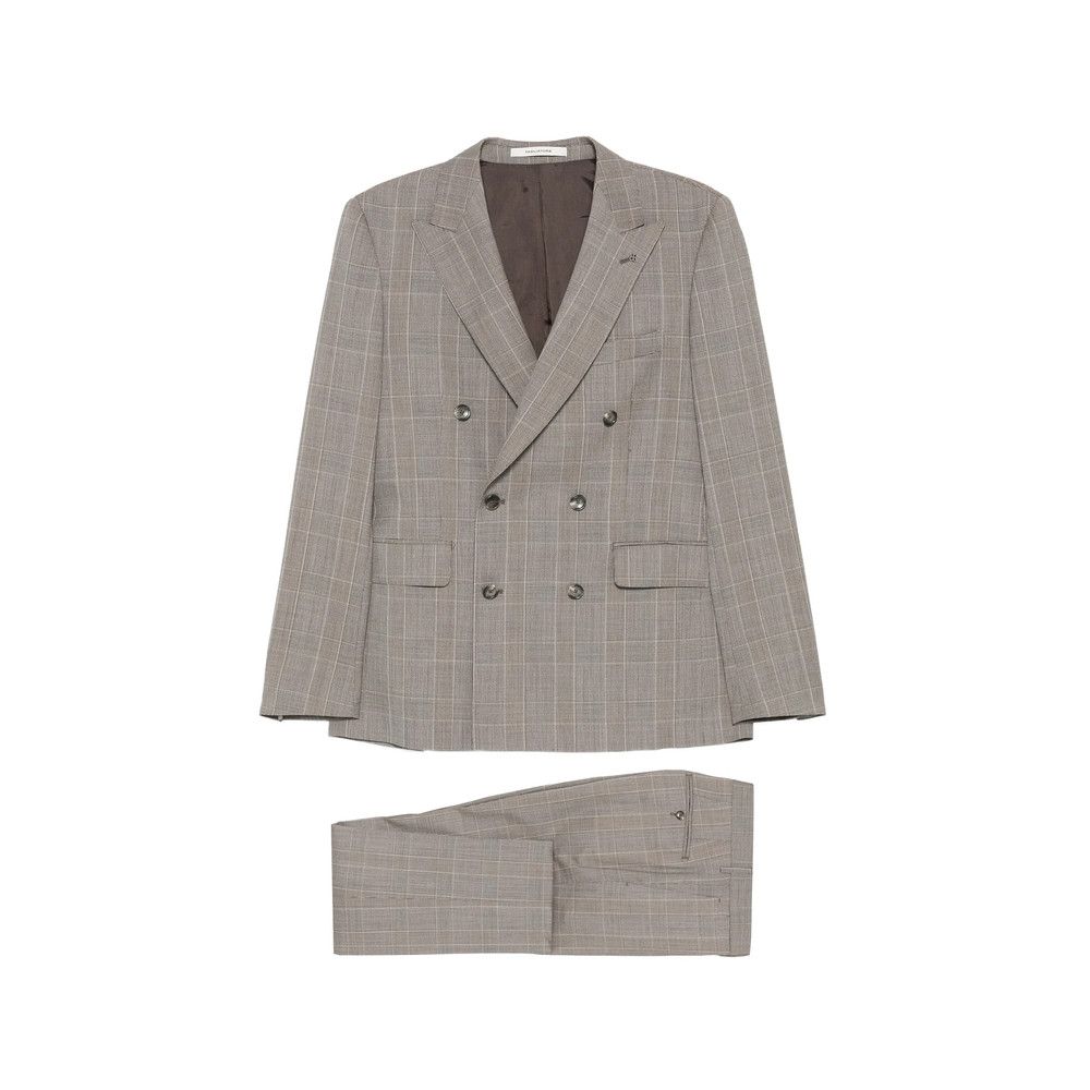 Tagliatore Tagliatore NEUTRALS Suits - Double Breasted Suits Size US S / EU 44-46 / 1 - 1 Thumbnail