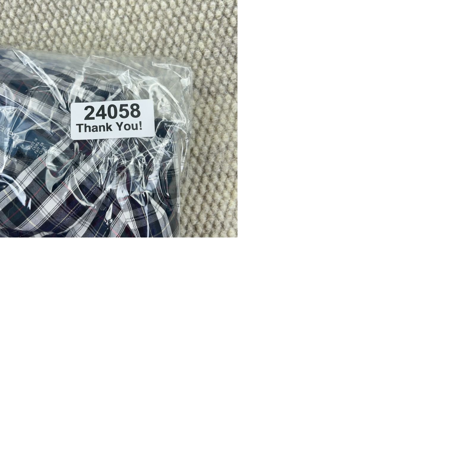 Ralph Lauren Ralph Lauren Shirt Men 18 34 Blue Plaid Button Up Classic Fit Oxford Cloth Dress Size 48R - 9 Thumbnail
