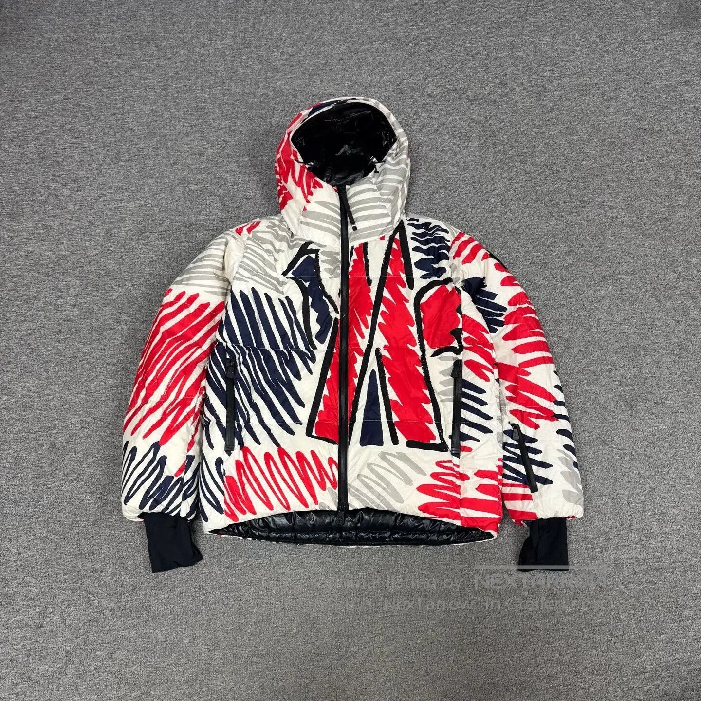 Moncler Moncler x Grenoble collaboration: Graffiti-printed hooded Size US L / EU 52-54 / 3 - 1 Thumbnail