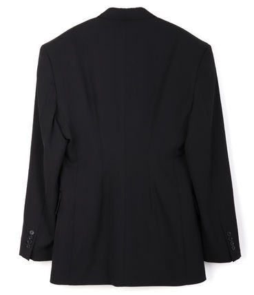 Balenciaga o1mt1gz1024 Slim Fit DB Jacket in Black Size US S / EU 44-46 / 1 - 2 Thumbnail
