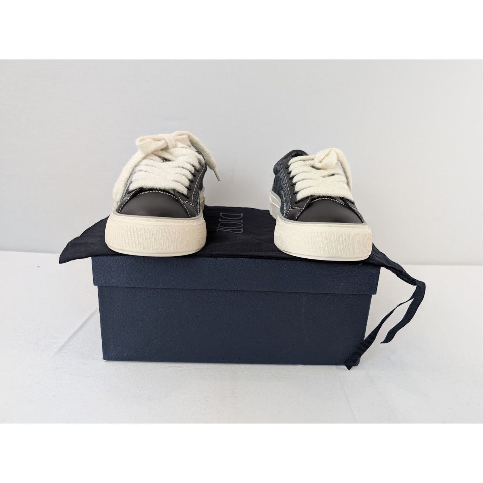 Dior o1rshd1 B33 Low-Top Sneakers in Black Size US 12 / EU 45 - 17 Thumbnail