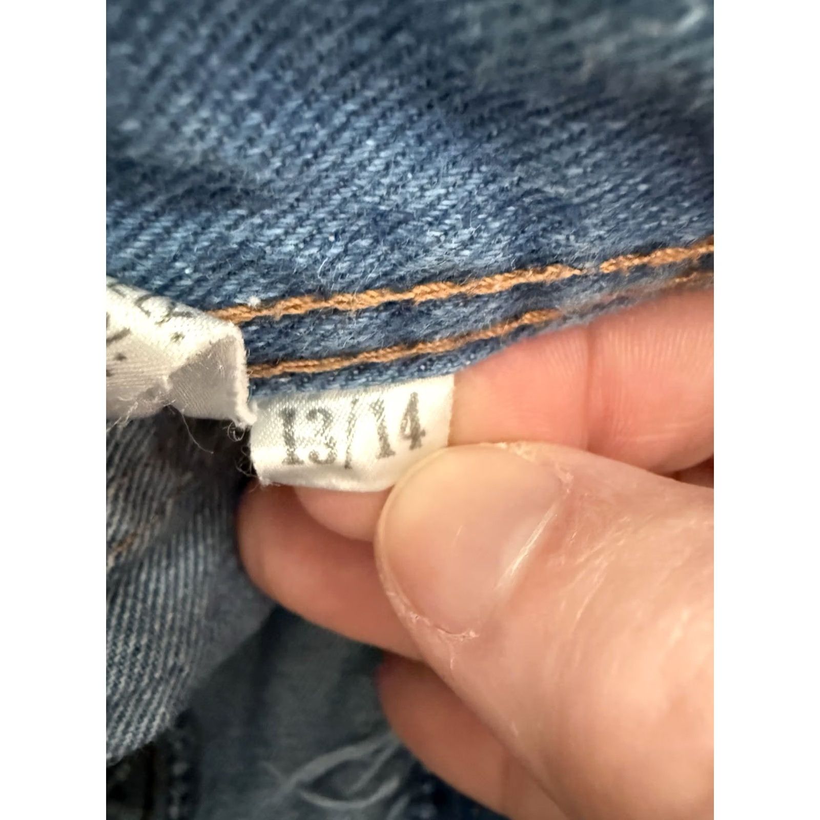 Toy Machine VINTAGE Jean Machine Womens Junior 13/14 80s School Mom Academia USA made Blue Jeans Size 36" / US 14 / IT 50 - 8 Thumbnail