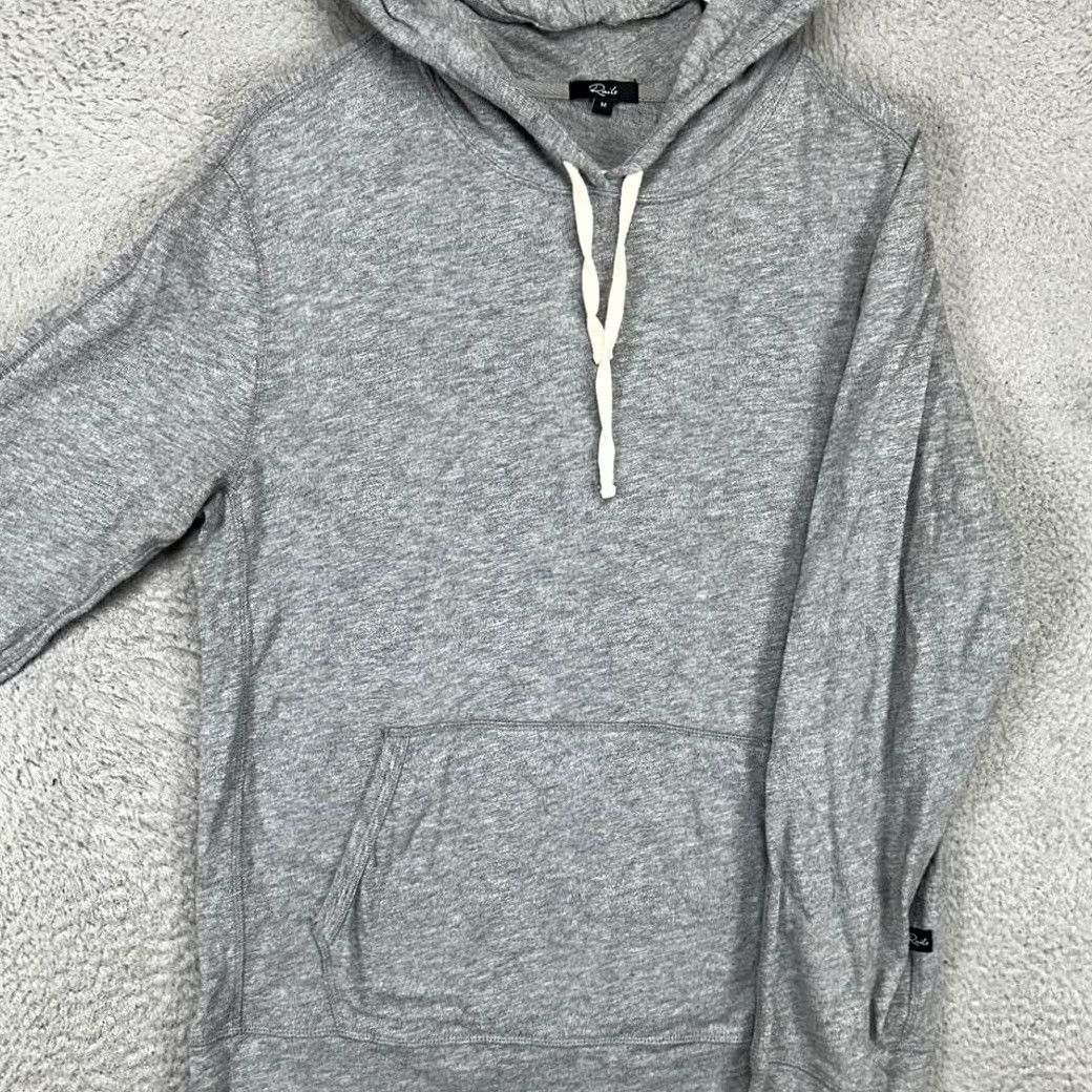 Rails Rails Hoodie Sweatshirt Mens Medium Gray Pullover Long Sleeve Pocket Drawstring Size US M / EU 48-50 / 2 - 2 Thumbnail