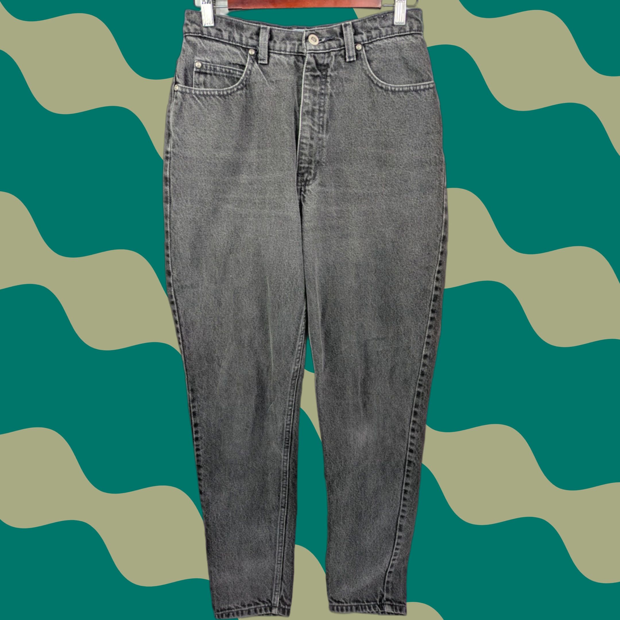 Anchor Blue VINTAGE Anchor Blue Jeans Relaxed Women's 28x30 Black Denim 30 Inseam Y2k Style Size 28" / US 6 / IT 42 - 1 Thumbnail