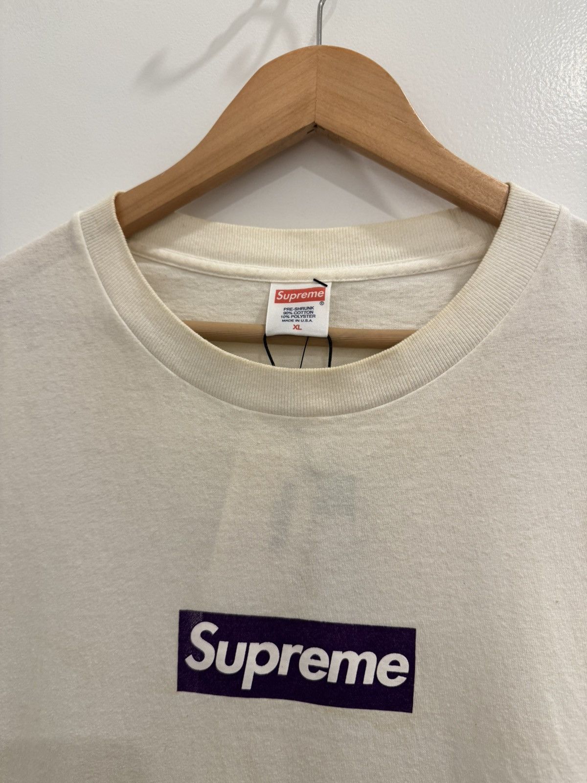 Supreme Supreme FNF Three 6 Mafia Purple Box Logo T-Shirt Size US XL / EU 56 / 4 - 3 Thumbnail