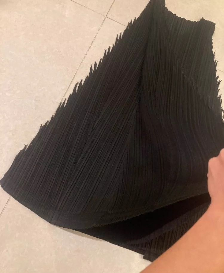 Issey Miyake Issey Miyake size:3 Black zigzag dress Size M / US 6-8 / IT 42-44 - 6 Thumbnail