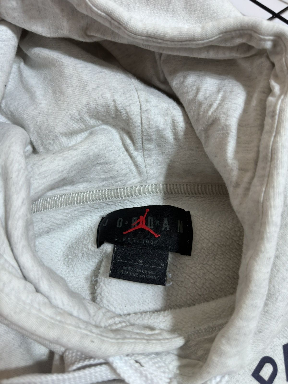 Jordan Brand Jordan x Paris Saint-Germain Pullover Hoodie Birch Heather Size US M / EU 48-50 / 2 - 5 Thumbnail
