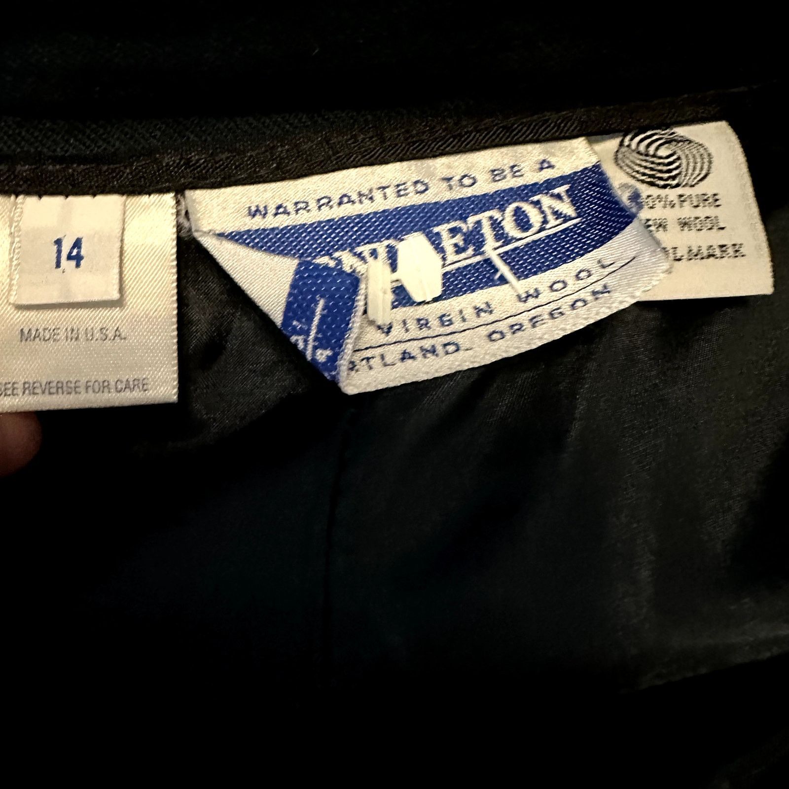 Pendleton VTG Pendleton Tru Fit Trouser 100% Virgin Wool Pleated 14 Size 36" / US 14 / IT 50 - 3 Thumbnail