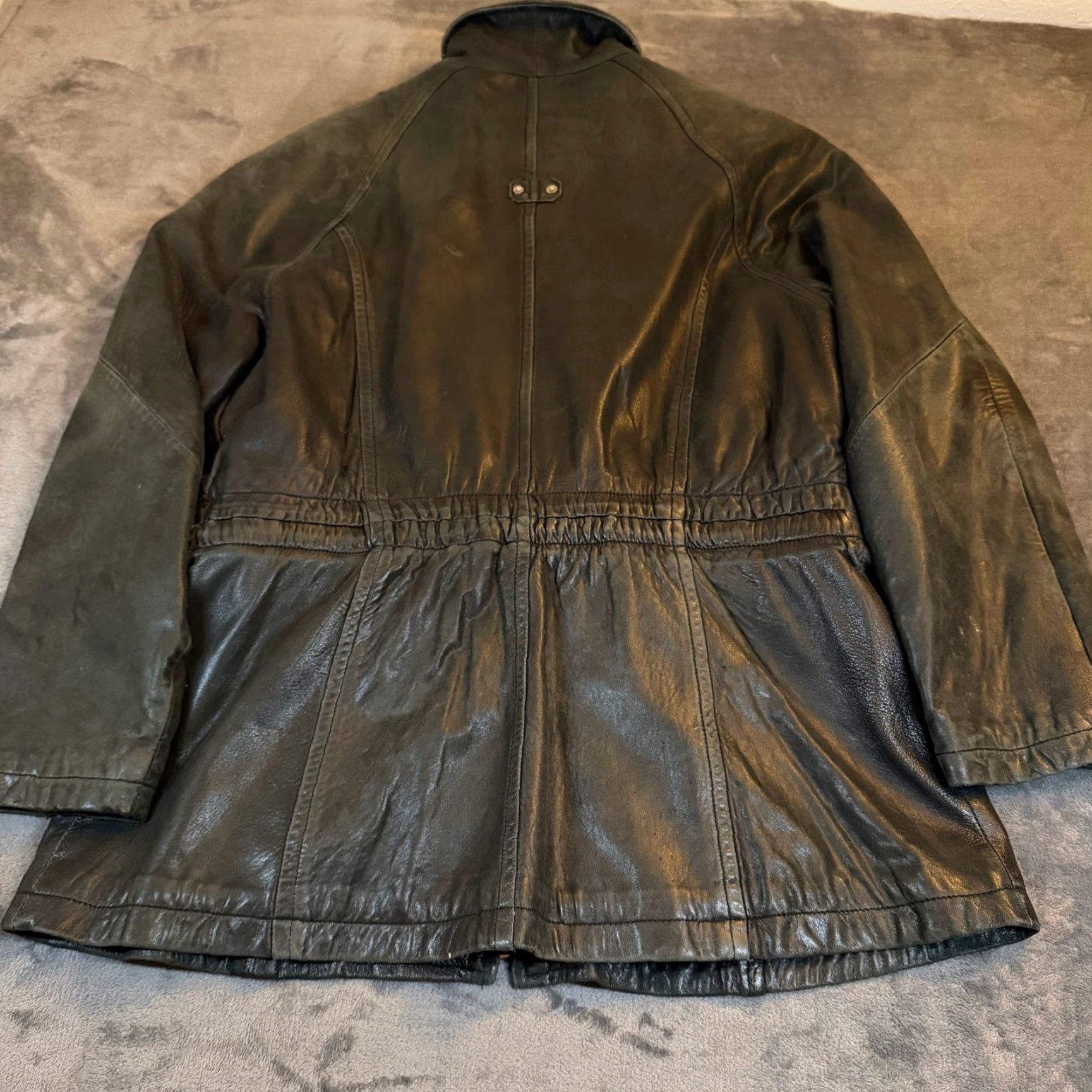 Vintage VINTAGE Studio Leather Jacket - Thinsulate Insulated Zip - Black - Women - L - 90s Retro Biker/Moto Style Size L / US 10 / IT 46 - 3 Thumbnail