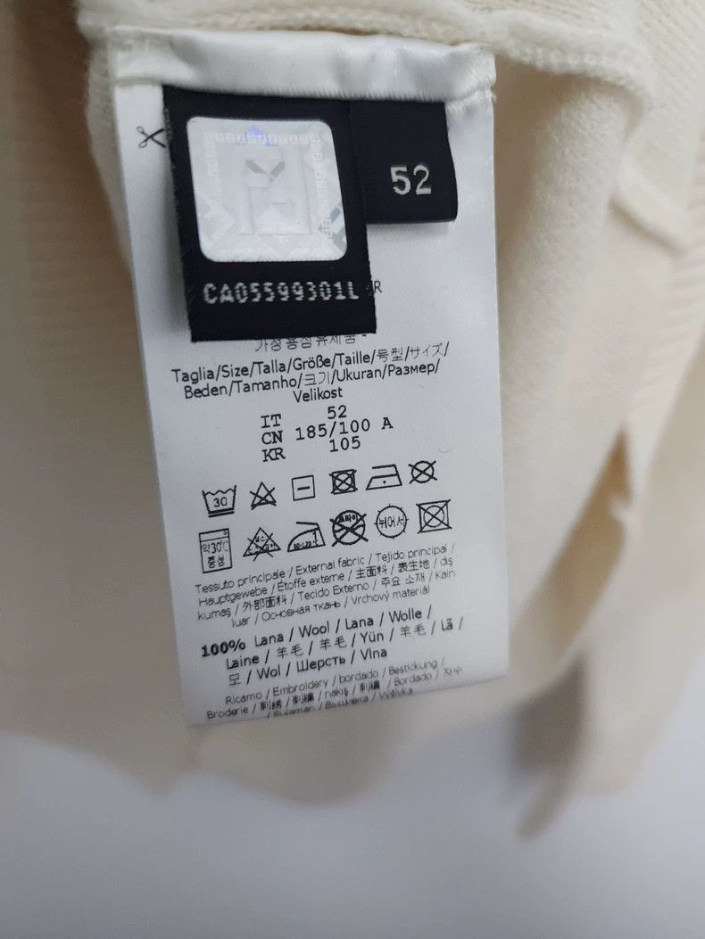 Fendi Fendi High Neck Wool Sweater Jacket Size US M / EU 48-50 / 2 - 7 Thumbnail