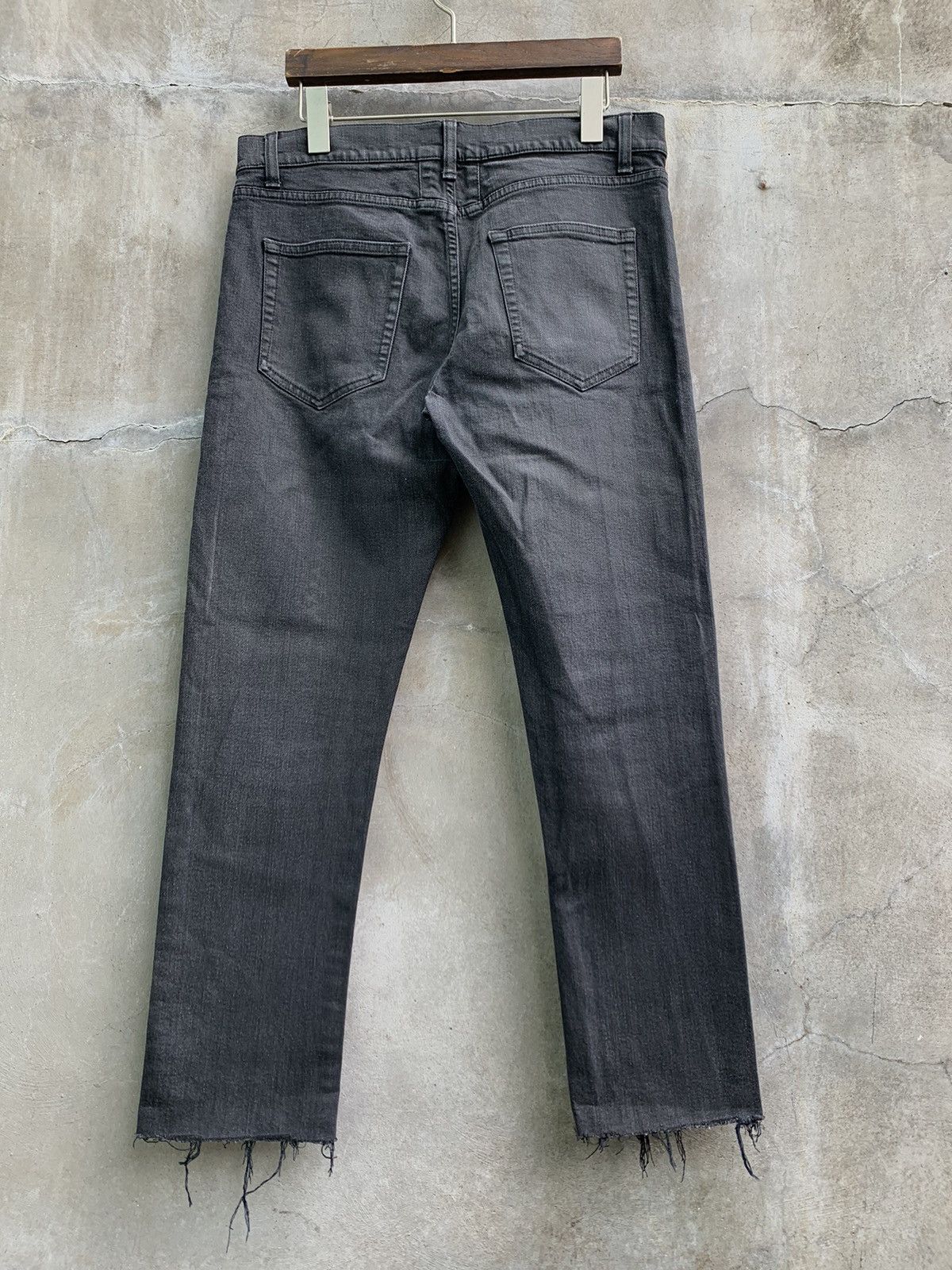 Saint Laurent Paris FW16 Washed Black Distressed Denim Size US 32 / EU 48 - 6 Thumbnail