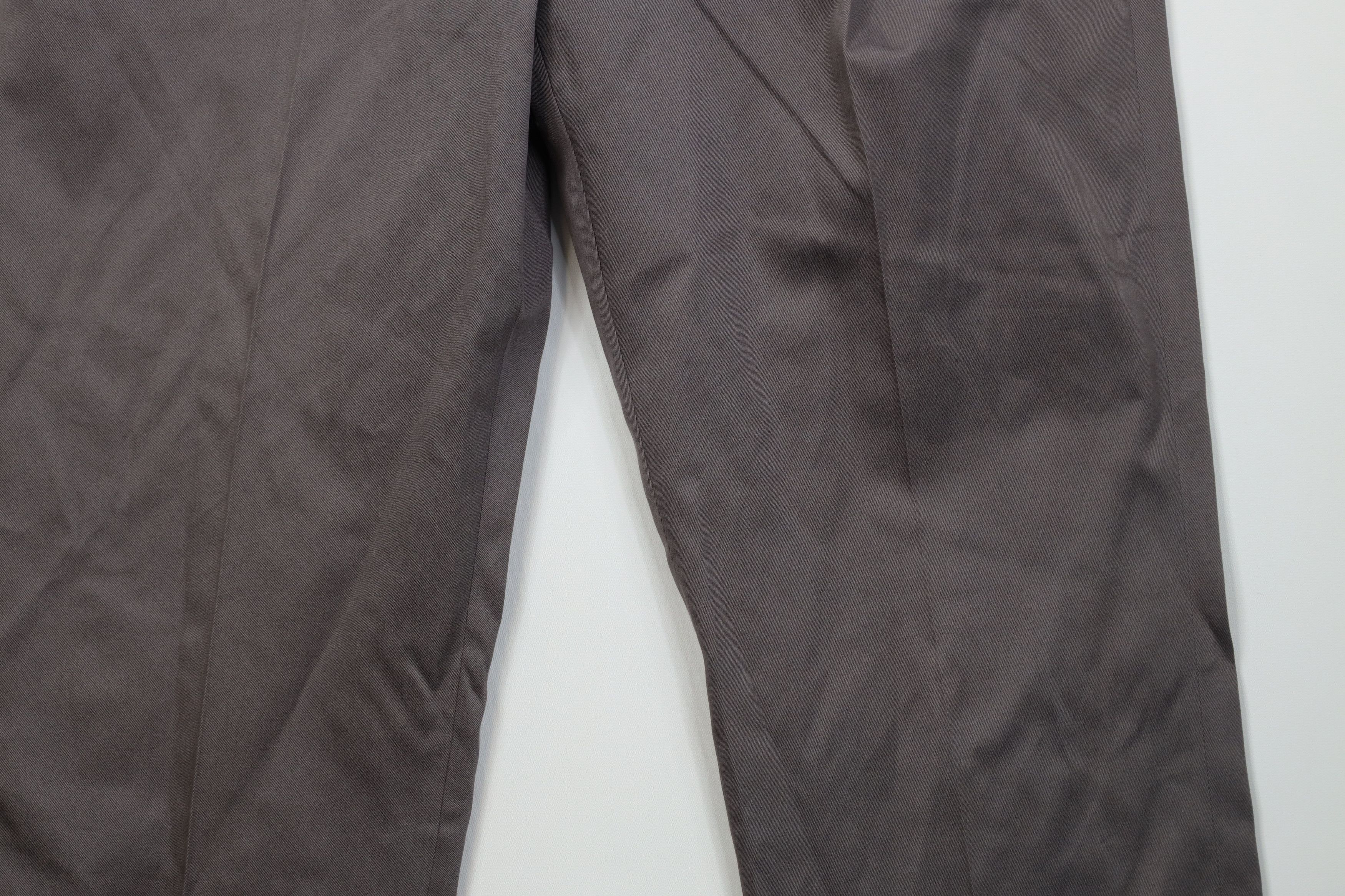 L.L. Bean Deadstock Vintage 90s LL Bean Wide Leg Chino Pants Gray USA Size US 42 / EU 58 - 4 Thumbnail