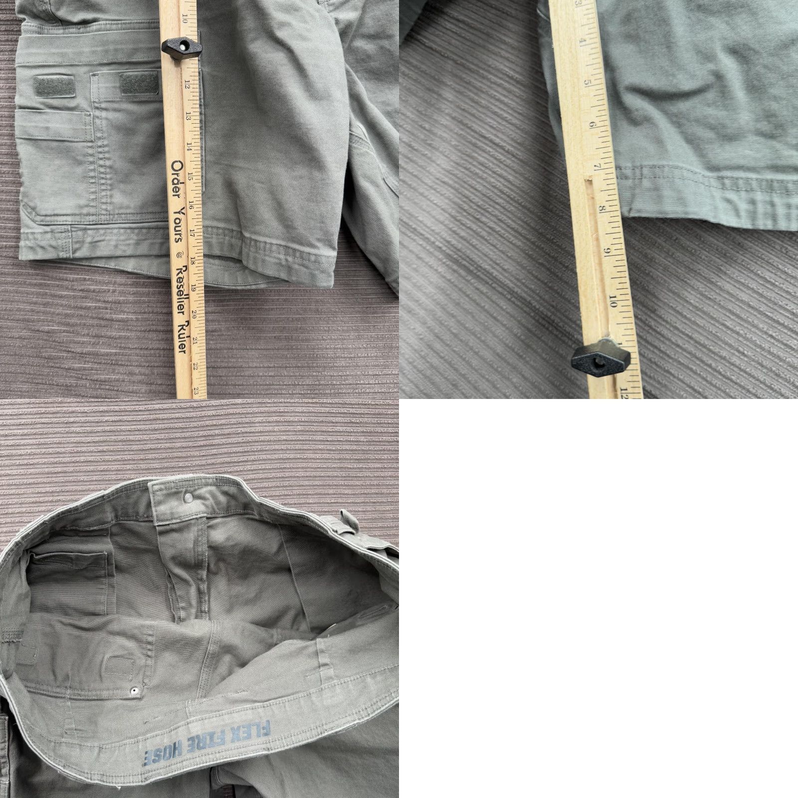 Duluth Trading Company Duluth Trading Flex Fire Hose Cargo Shorts Mens 40 Green Relaxed Fit Utility Workwear Shirts Pants? Size US 40 / EU 56 - 8 Thumbnail