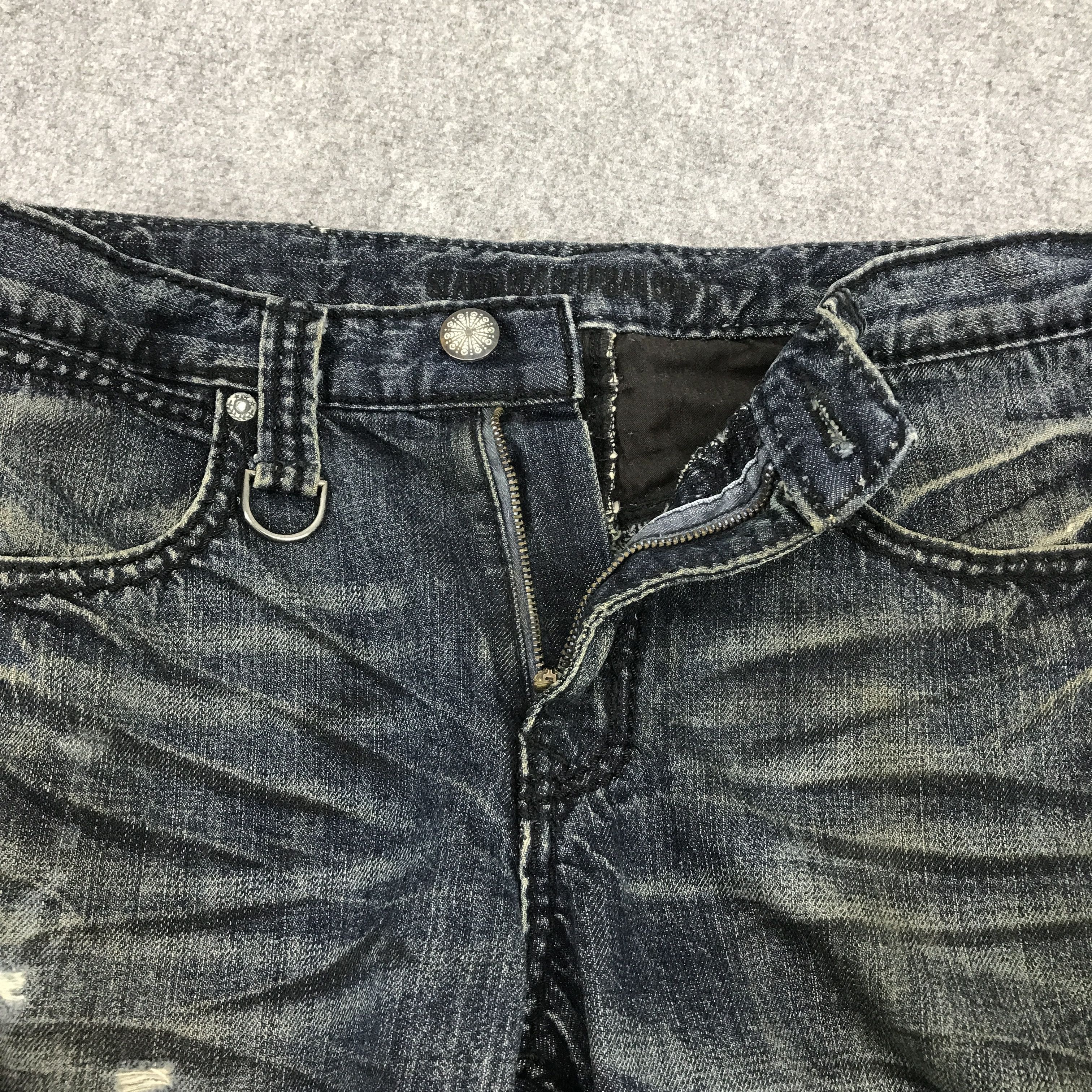 Japanese Brand FLARE JAPANESE BRAND DISTRESSED BOOTCUT JEANS Size US 30 / EU 46 - 7 Thumbnail
