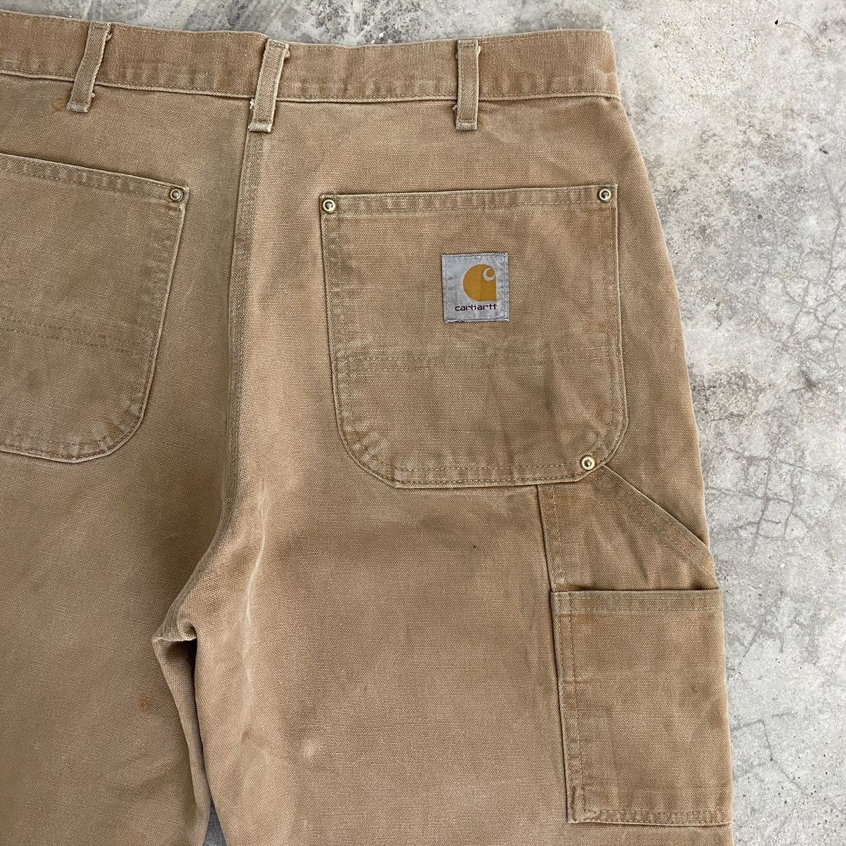 Carhartt VTG Carhartt Double Knee Raw Hem Dirty Carpenter Pants Size US 32 / EU 48 - 16 Thumbnail