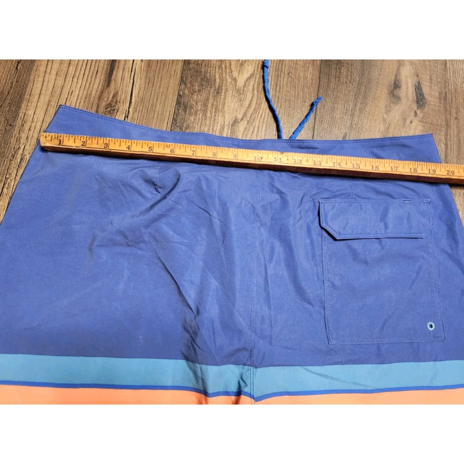 Patagonia Patagonia Mens Board Shorts 40 Hydropeak 18" Beach Blue Stripe Surf Trunks Santa Cruz Size US 40 / EU 56 - 3 Thumbnail