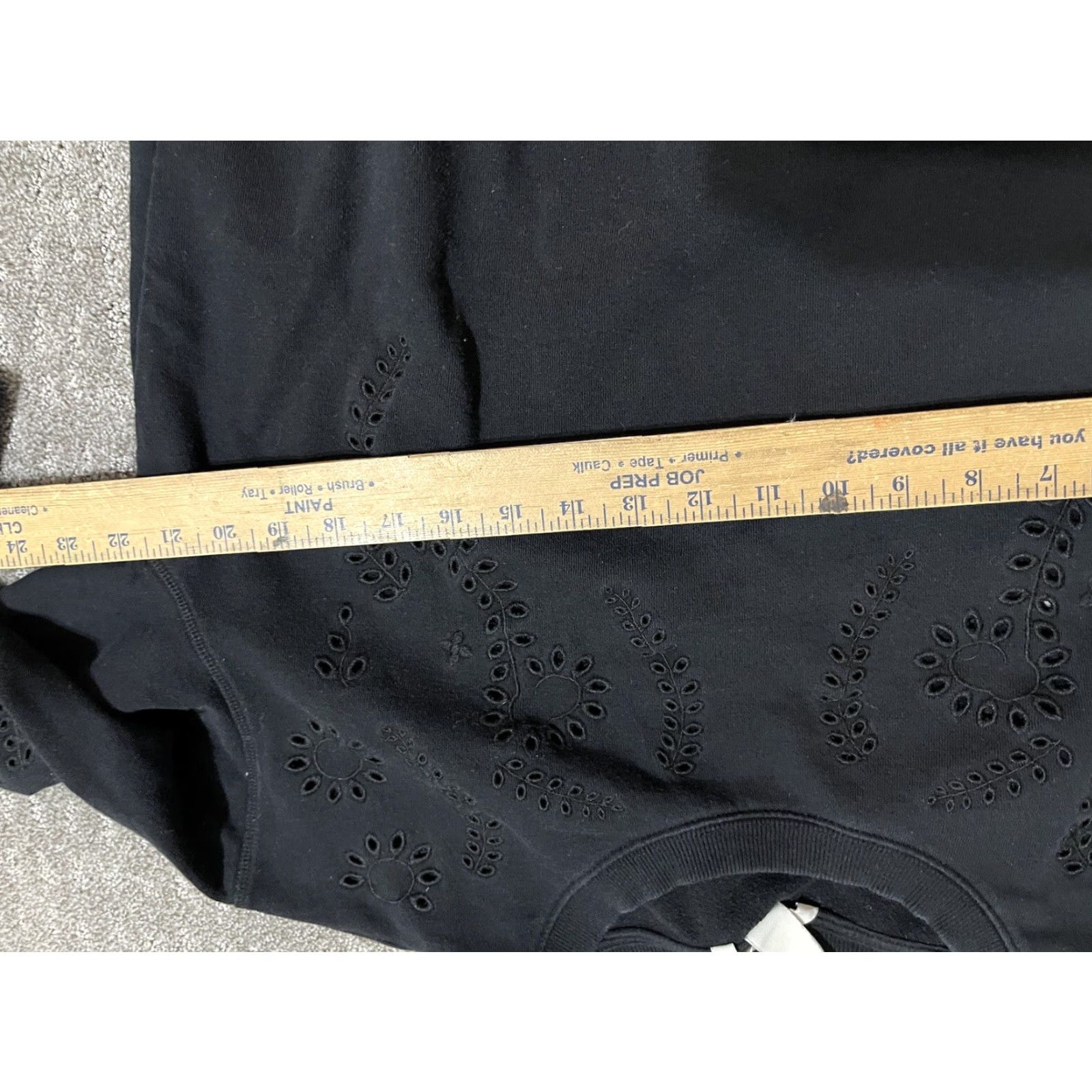 H&M H&M Womens Sweater Adult Large Black Cotton Heathered Crew Neck Long Sleeve Pullover Size L / US 10 / IT 46 - 4 Thumbnail