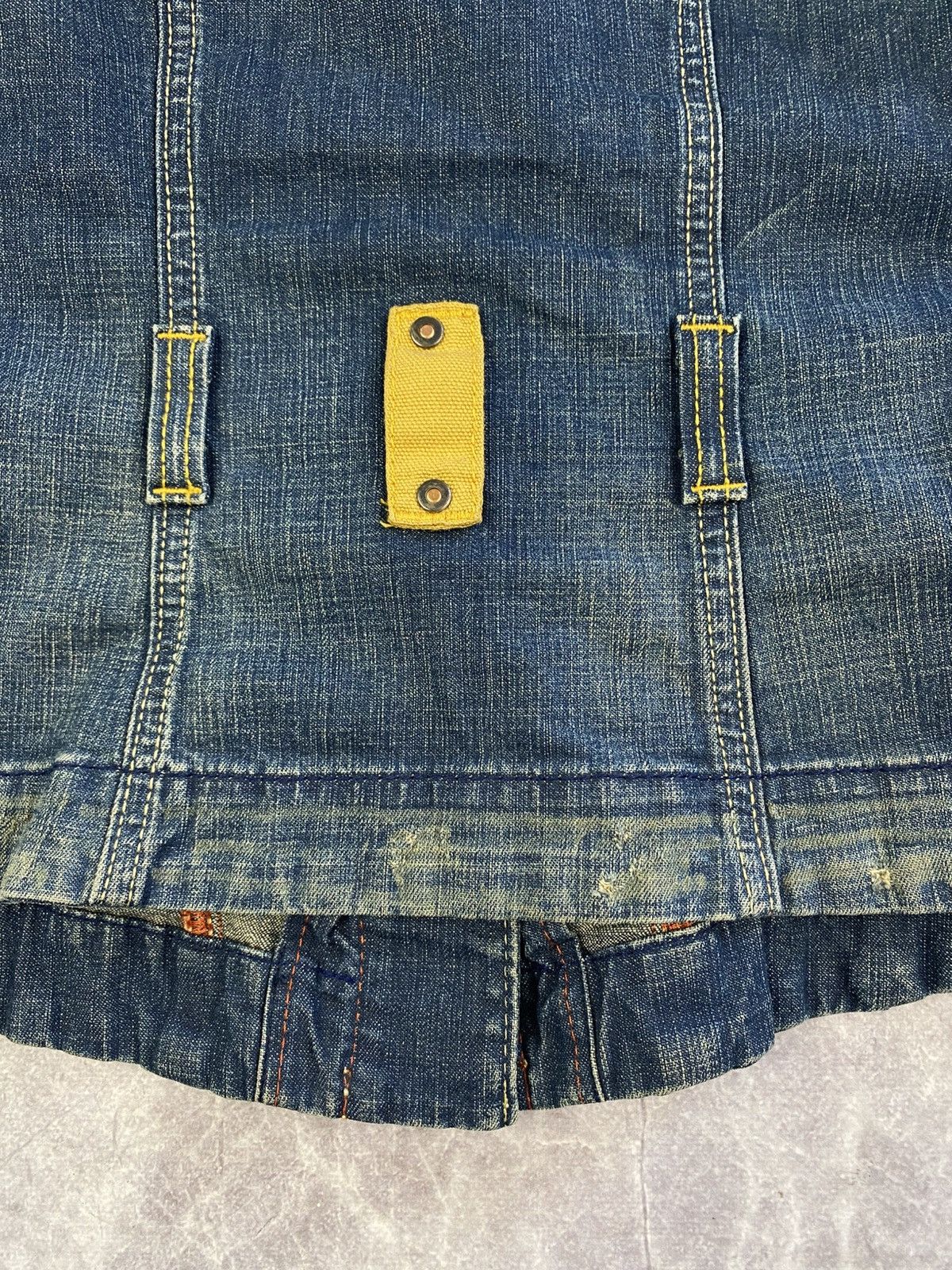 Miss Sixty Miss Sixty Distressed Denim Jacket Y2K Size S / US 4 / IT 40 - 9 Thumbnail
