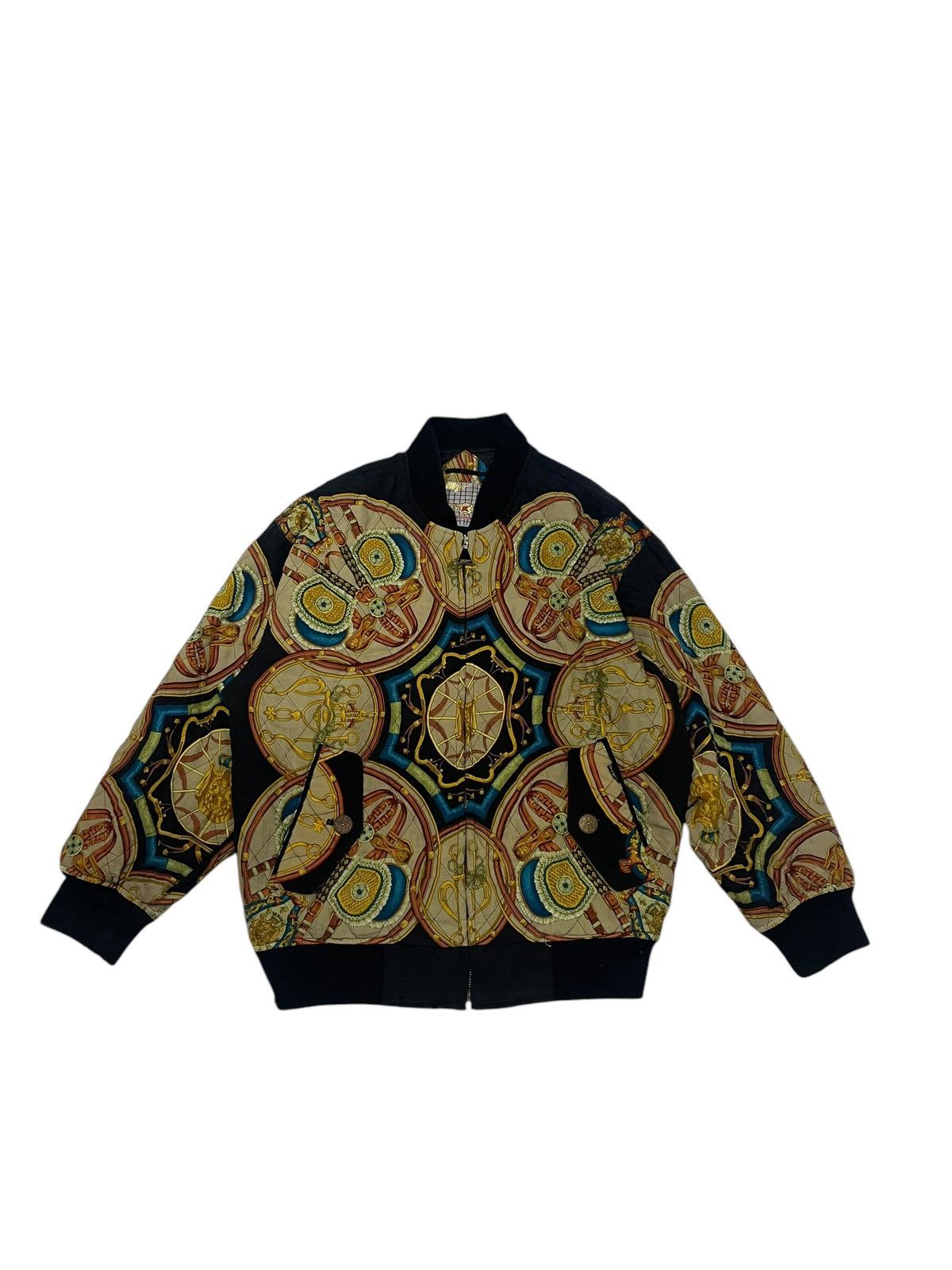 Vintage FULL PRINT BOMBER JACKET Size US M / EU 48-50 / 2 - 1 Thumbnail