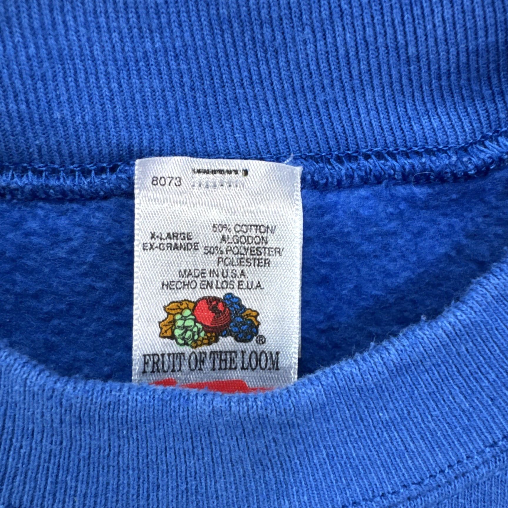 Fruit Of The Loom VINTAGE 90's Grandpa Graphic Sweatshirt XL Blue Crewneck Humor Mens Size US XL / EU 56 / 4 - 3 Thumbnail