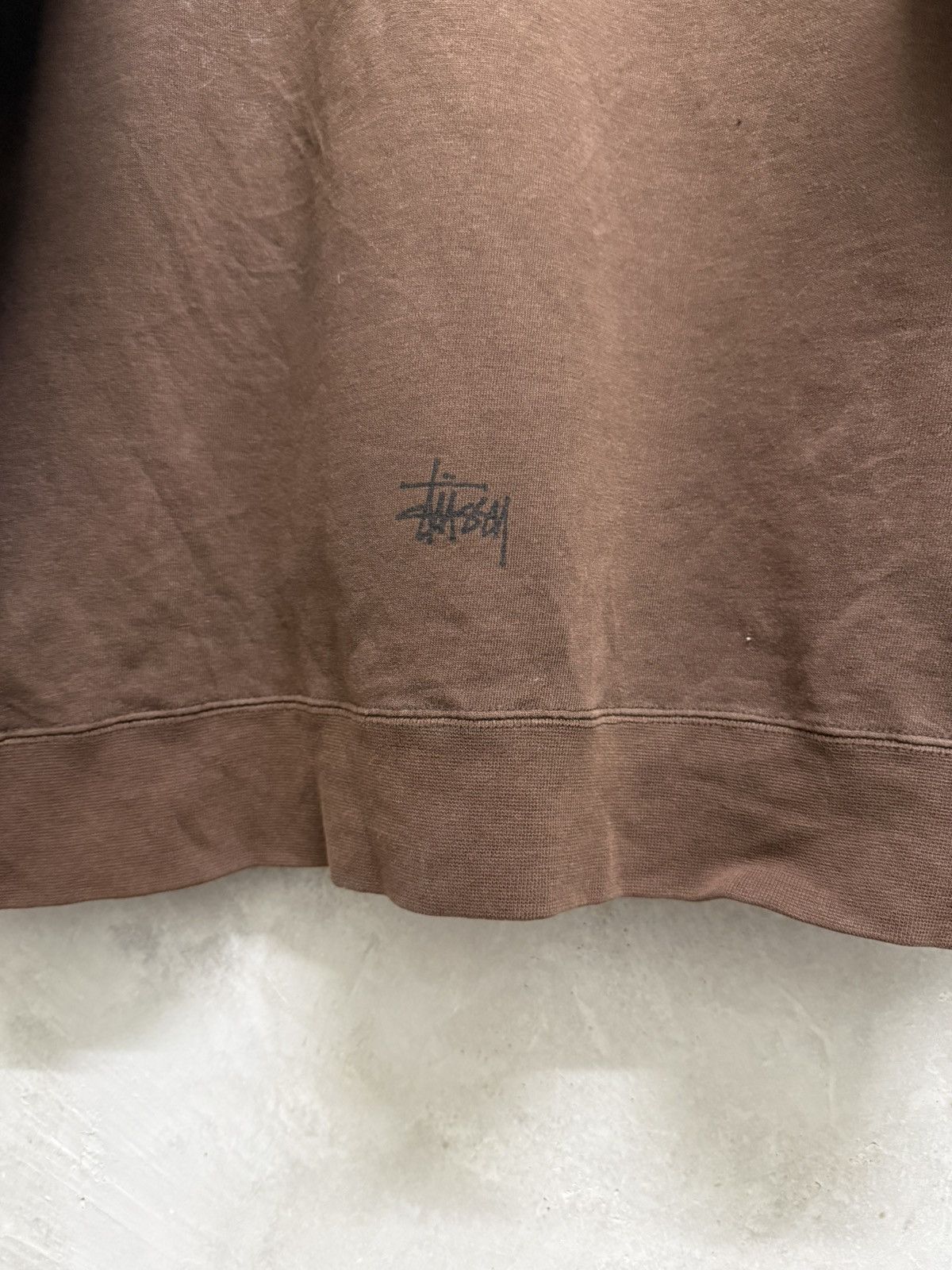 Stussy Vintage Distressed Stussy Spellout Thrash Hoodie Travis Keny Size US L / EU 52-54 / 3 - 5 Thumbnail