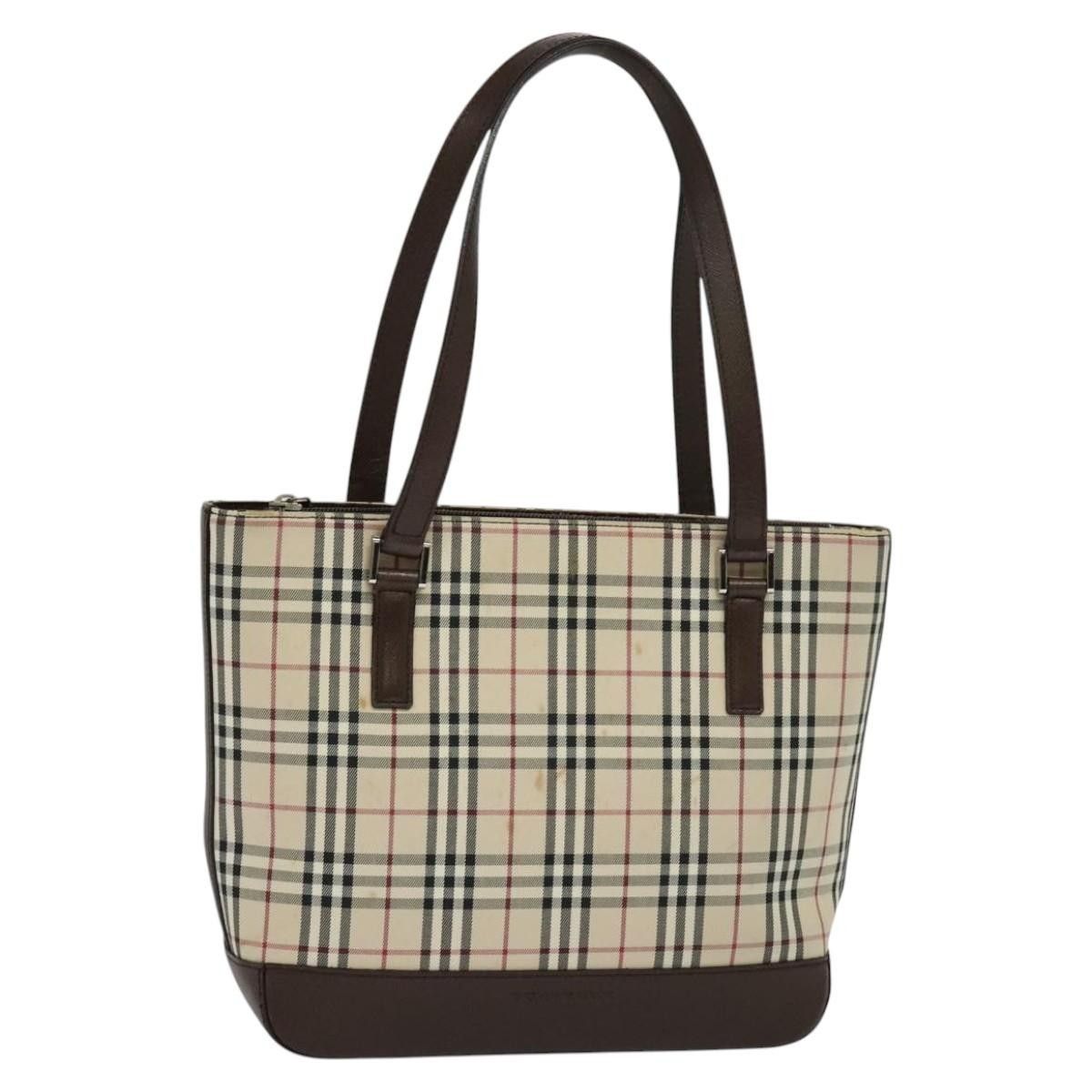 Burberry Burberry Nova Check Tote canvas check pattern Size ONE SIZE - 1 Thumbnail
