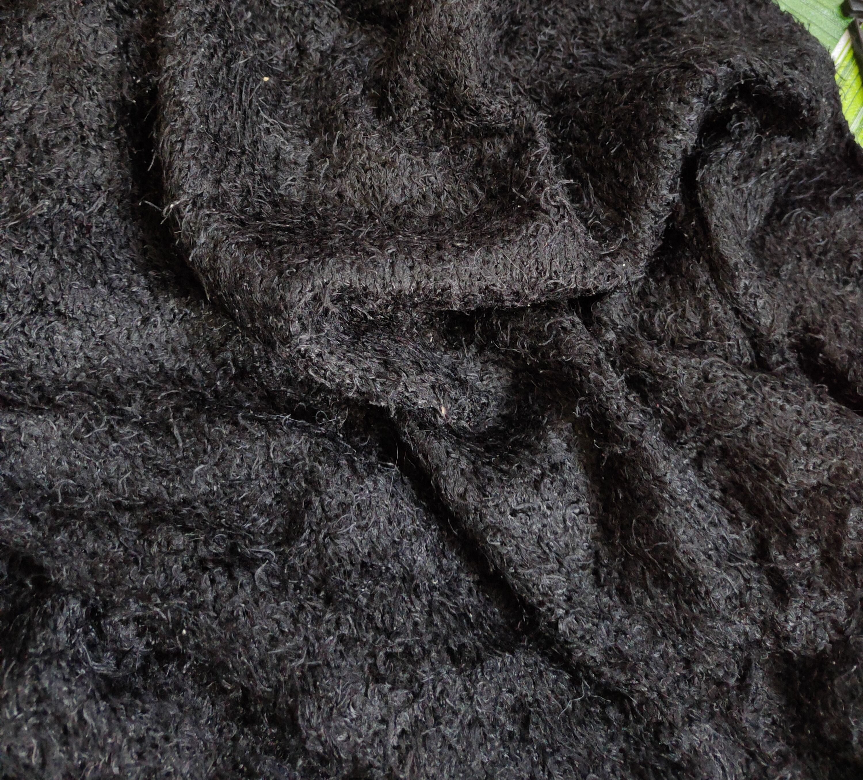 GU × Japanese Brand GU Black Shag Shaggy Fur Mohair Knitwear #S2087 Size M / US 6-8 / IT 42-44 - 10 Thumbnail