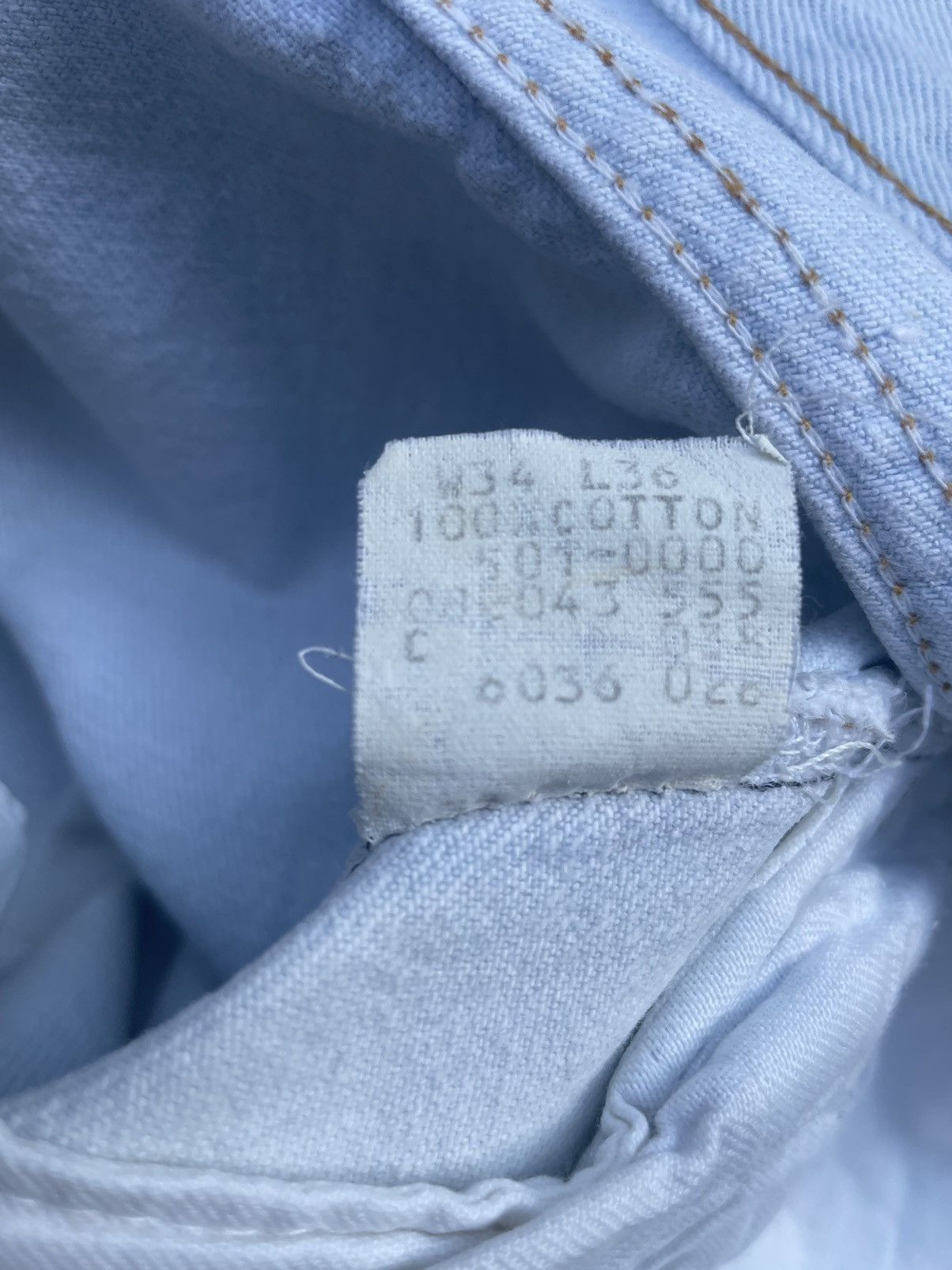 Levi's Vintage 1988 Levis 501 XX e Usa Faded Denim Size US 32 / EU 48 - 18 Thumbnail