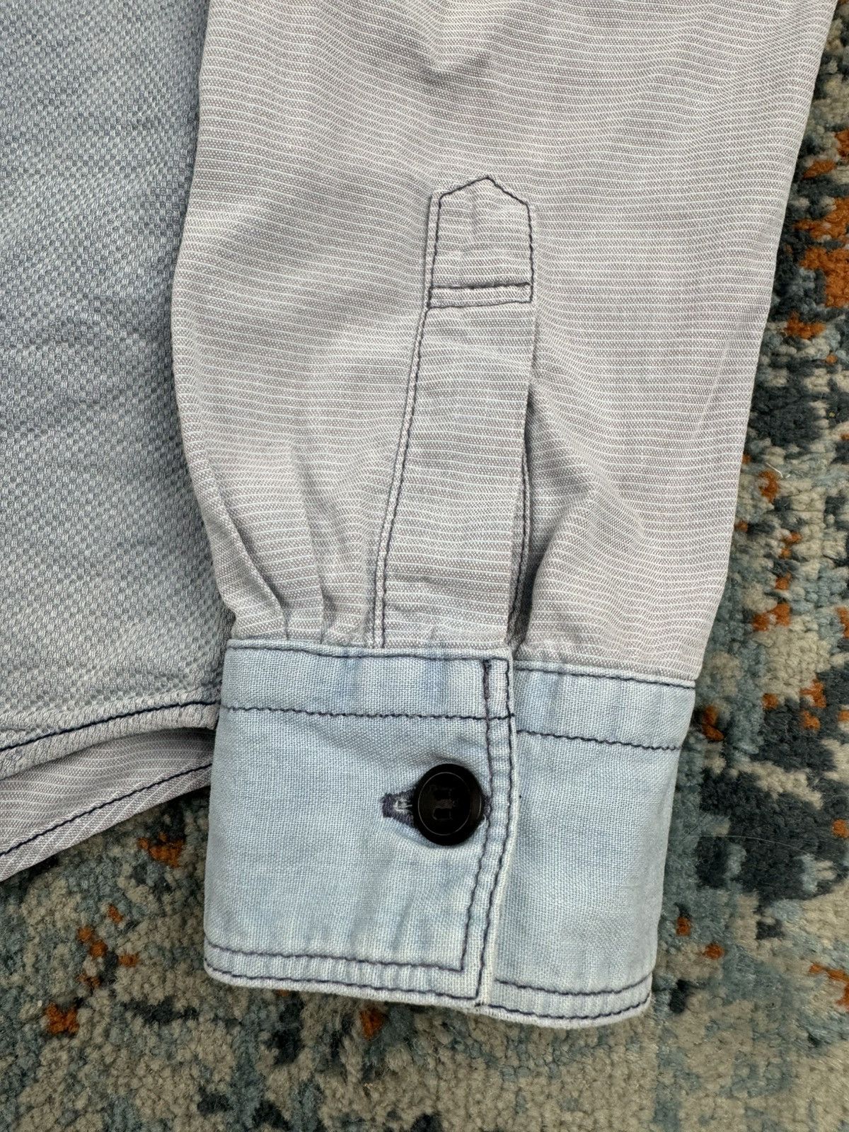 FDMTL Vintage FDMTL crazy patchwork sashiko boro style shirt Size US S / EU 44-46 / 1 - 13 Thumbnail