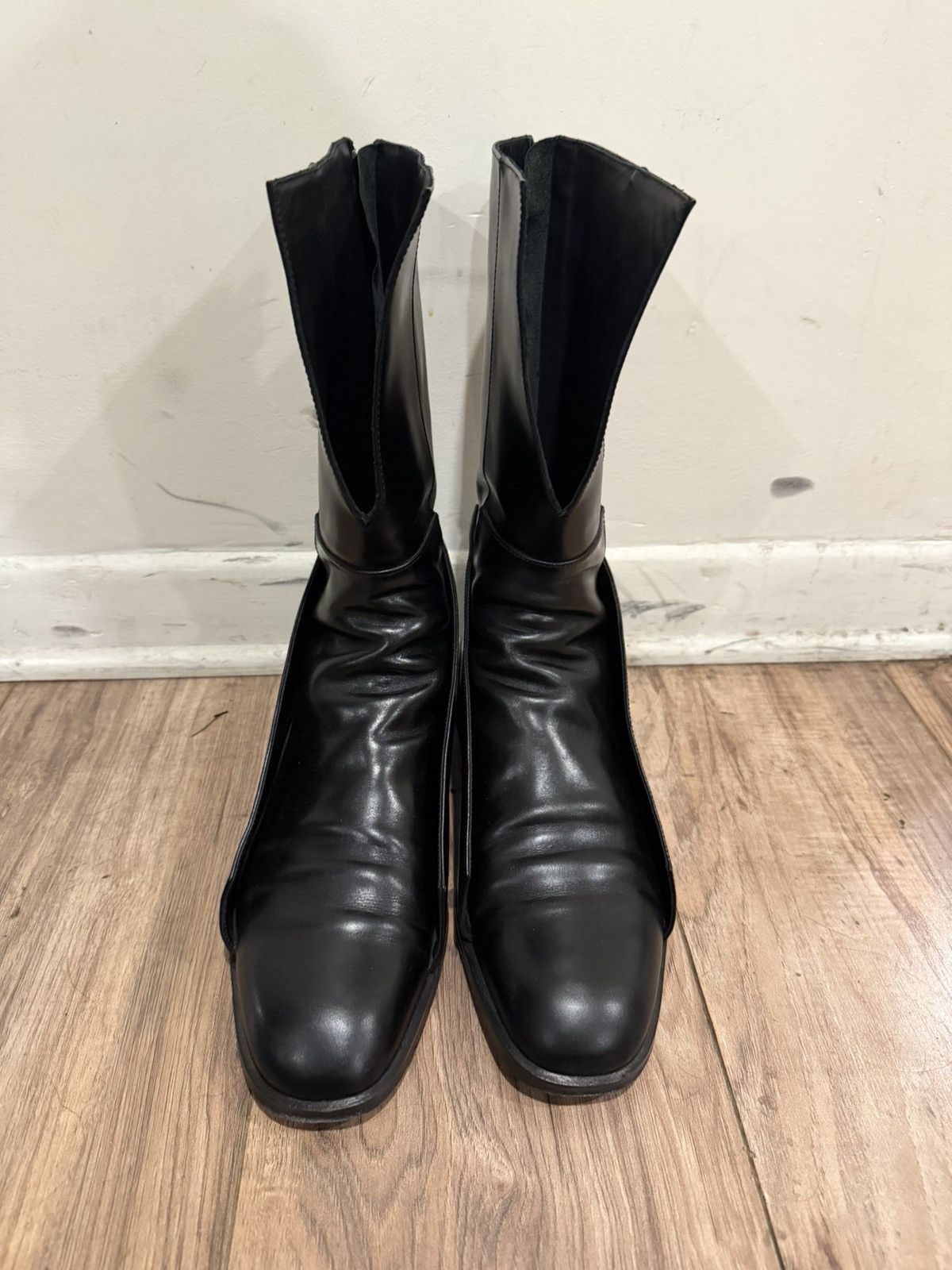 Raf Simons SS09 Leather Spoiler Boots 42 Size US 9 / EU 42 - 2 Thumbnail