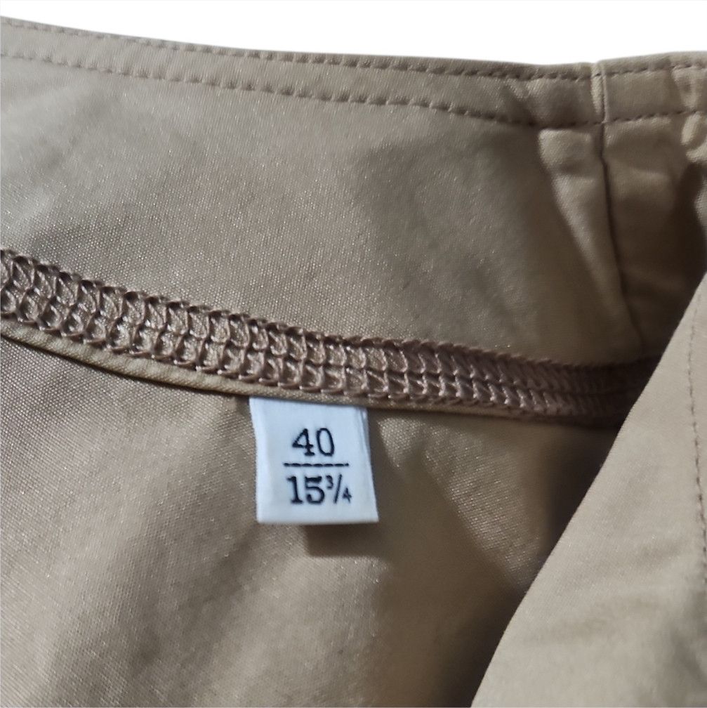 Jil Sander SS17 Runway Oversized Grandad Collar Shirt – Camel Size US L / EU 52-54 / 3 - 4 Thumbnail