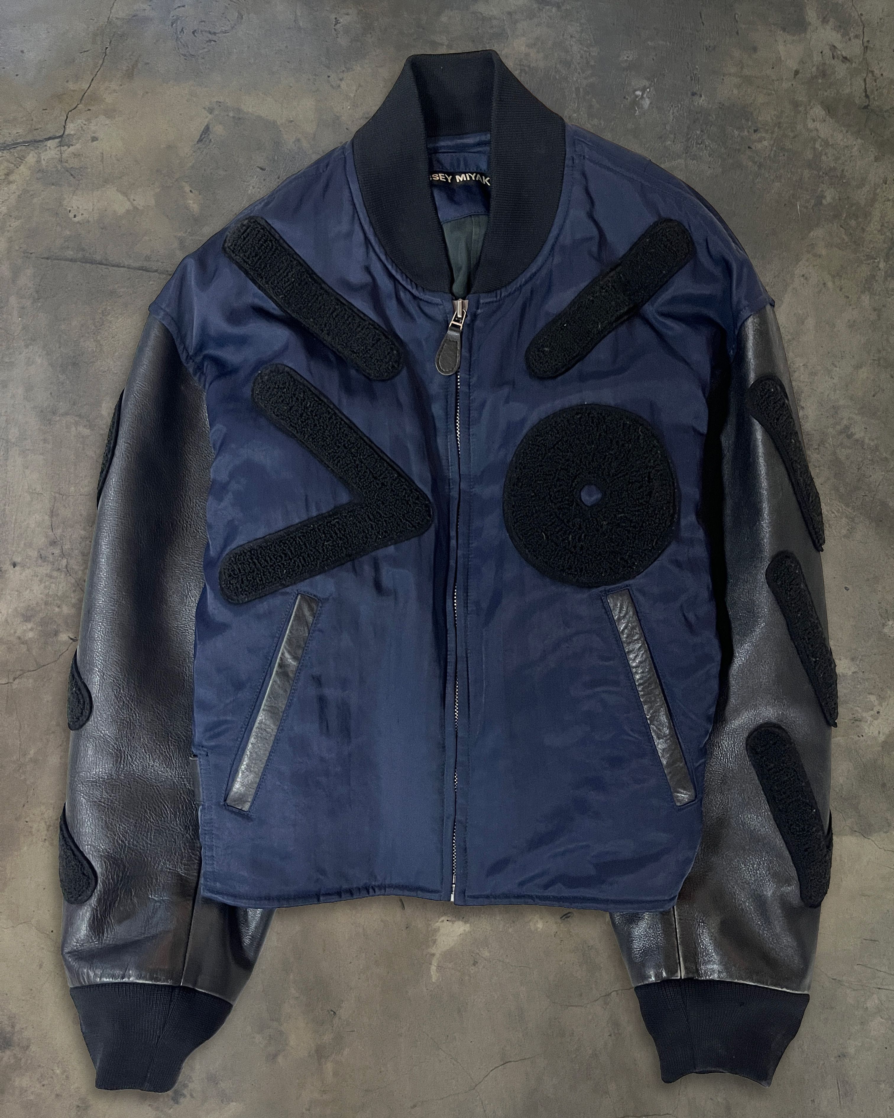 Issey Miyake ISSEY MIYAKE SS1994 HYBRID BOMBER PATCH APPLIQUE DETAILING Size US L / EU 52-54 / 3 - 1 Thumbnail