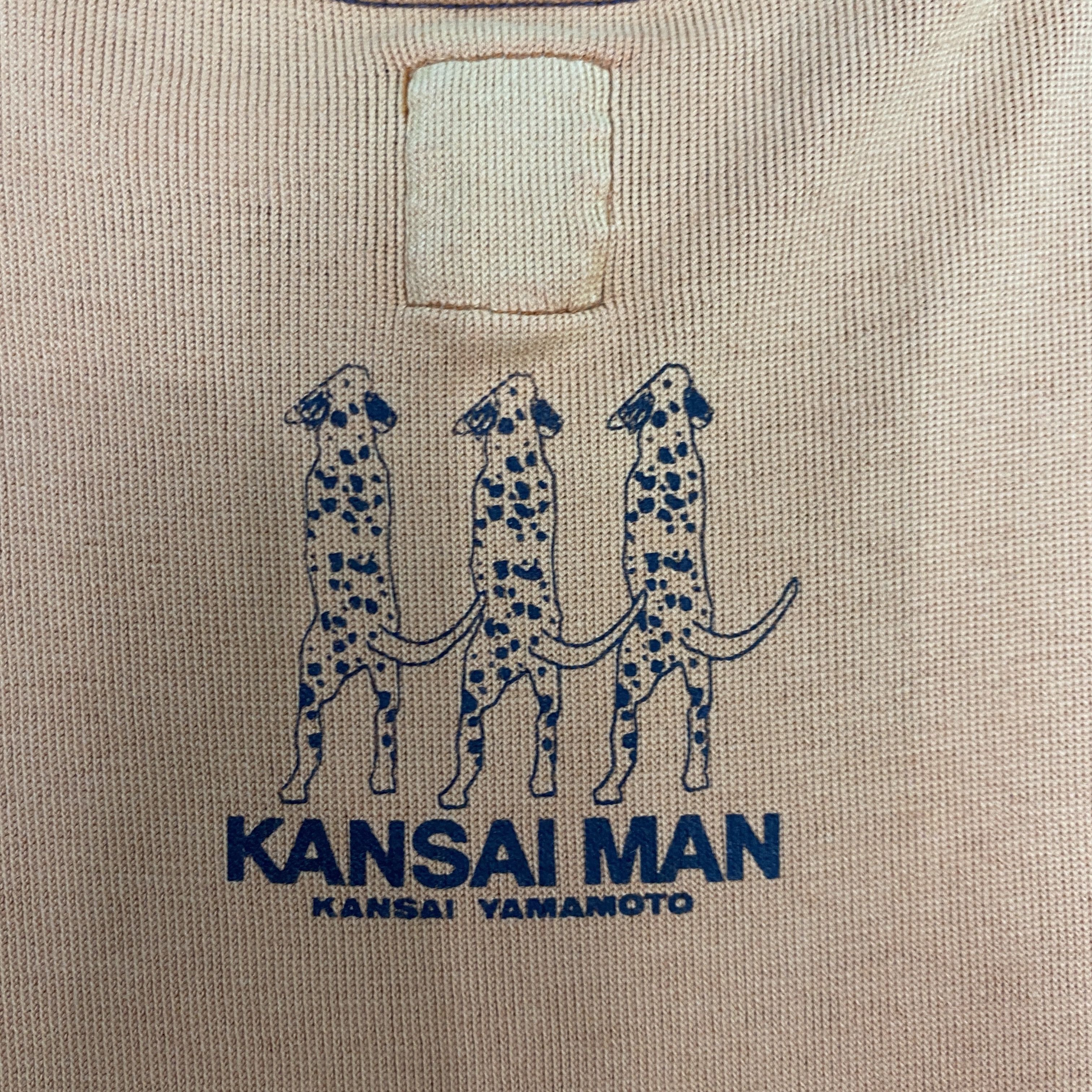 Japanese Brand Vintage Kansai Man Kansai Yamamoto Tshirt - J027 Size US L / EU 52-54 / 3 - 5 Thumbnail