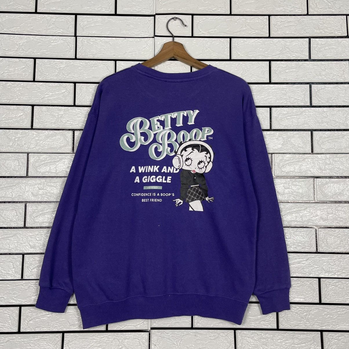 Japanese Brand Denifits x Betty Boop Big Print Sweatshirt Size US M / EU 48-50 / 2 - 1 Thumbnail
