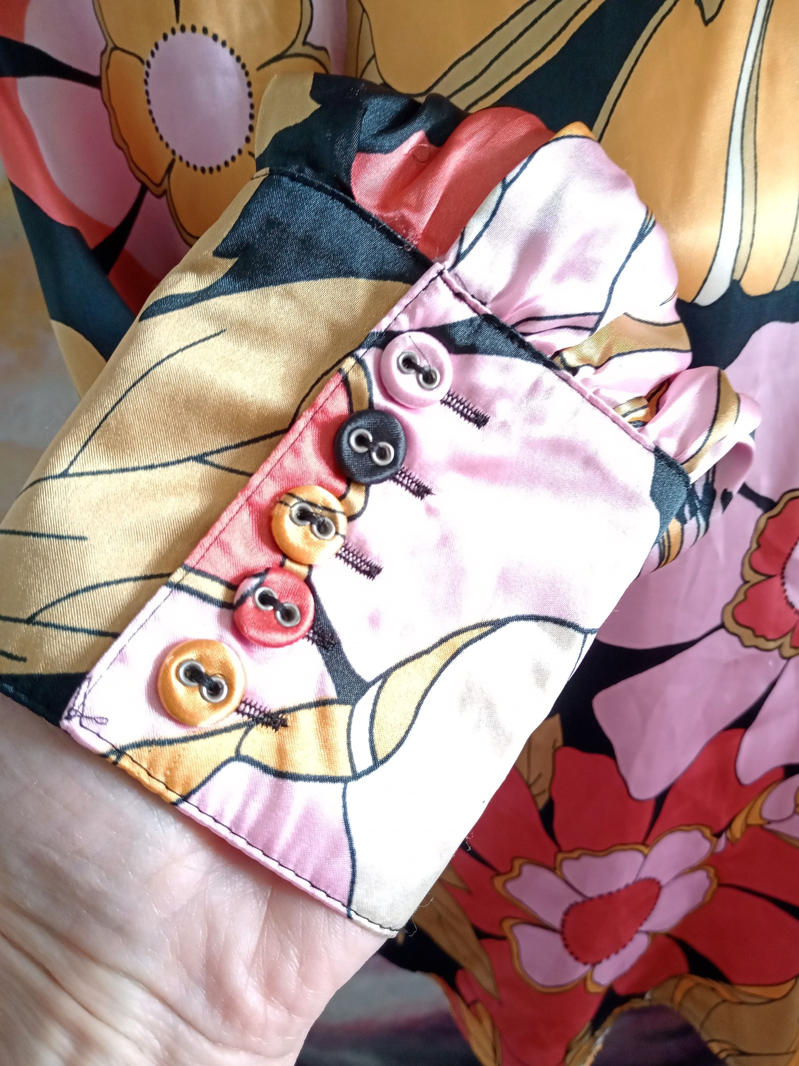 NEXT × Vintage Boho Vintage NEXT satin blouse Size M / US 6-8 / IT 42-44 - 6 Thumbnail
