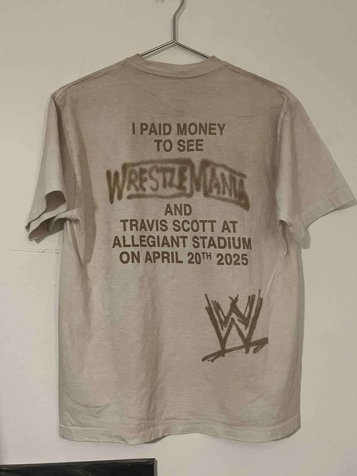 Travis Scott × WWE Travis scott vegas wrestling mach t-shirt authentic peice Size US M / EU 48-50 / 2 - 2 Thumbnail