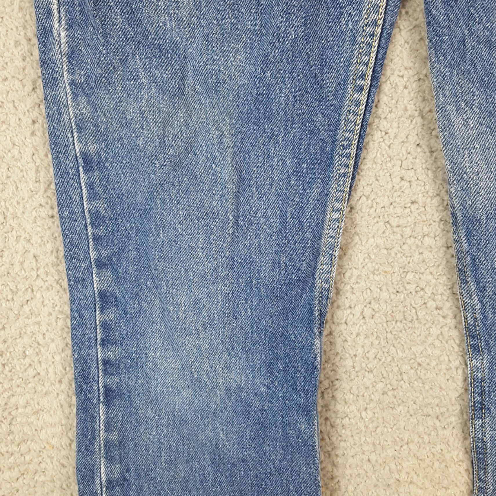 Tommy Hilfiger VINTAGE Tommy Hilfiger Women's Jeans Size 2 Y2K 2000s Denim Blue Retro Casual Straight Pants Size 26" / US 2 / IT 38 - 7 Thumbnail