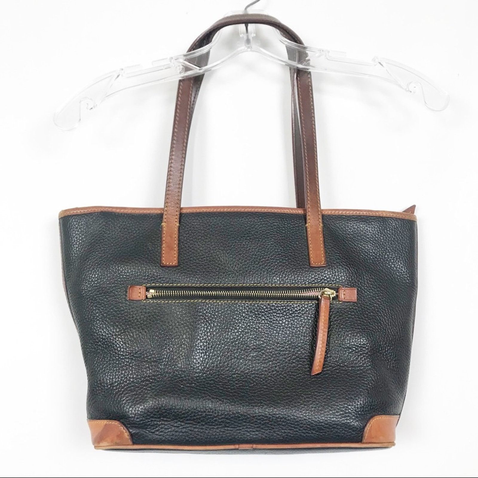 Dooney & Bourke Dooney & Bourke Black Leather Handbag Size ONE SIZE - 3 Thumbnail