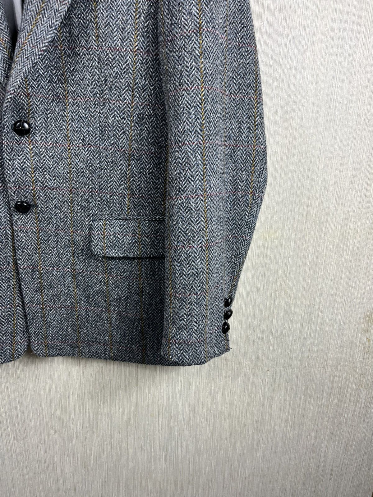 Harris Tweed × Vintage Vintage Harris Tweed wool herringbone coat jacket pattern Size US XL / EU 56 / 4 - 6 Thumbnail