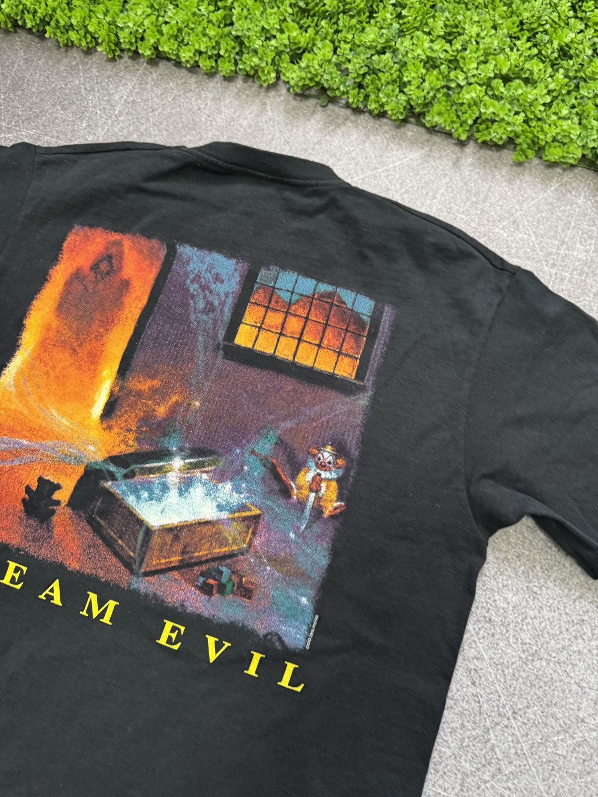 Vintage Vintage Dio T Shirt Rock Band Dream Evil Rock Band Size US L / EU 52-54 / 3 - 14 Thumbnail