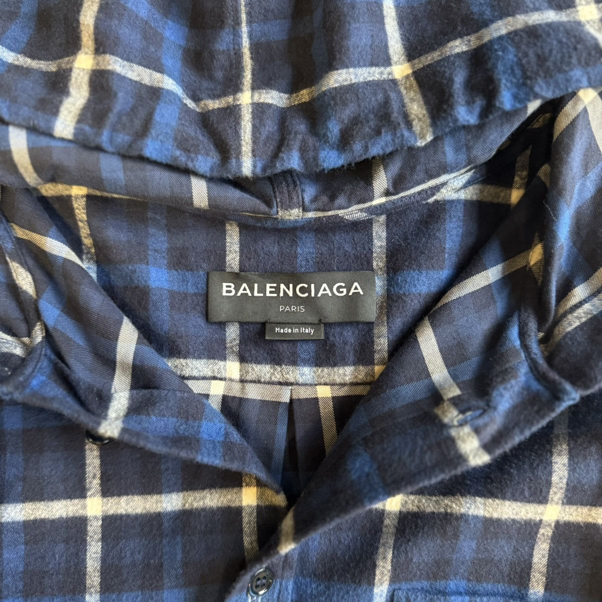 Balenciaga FW17 Balenciaga Hooded Flannel Size US XL / EU 56 / 4 - 3 Thumbnail