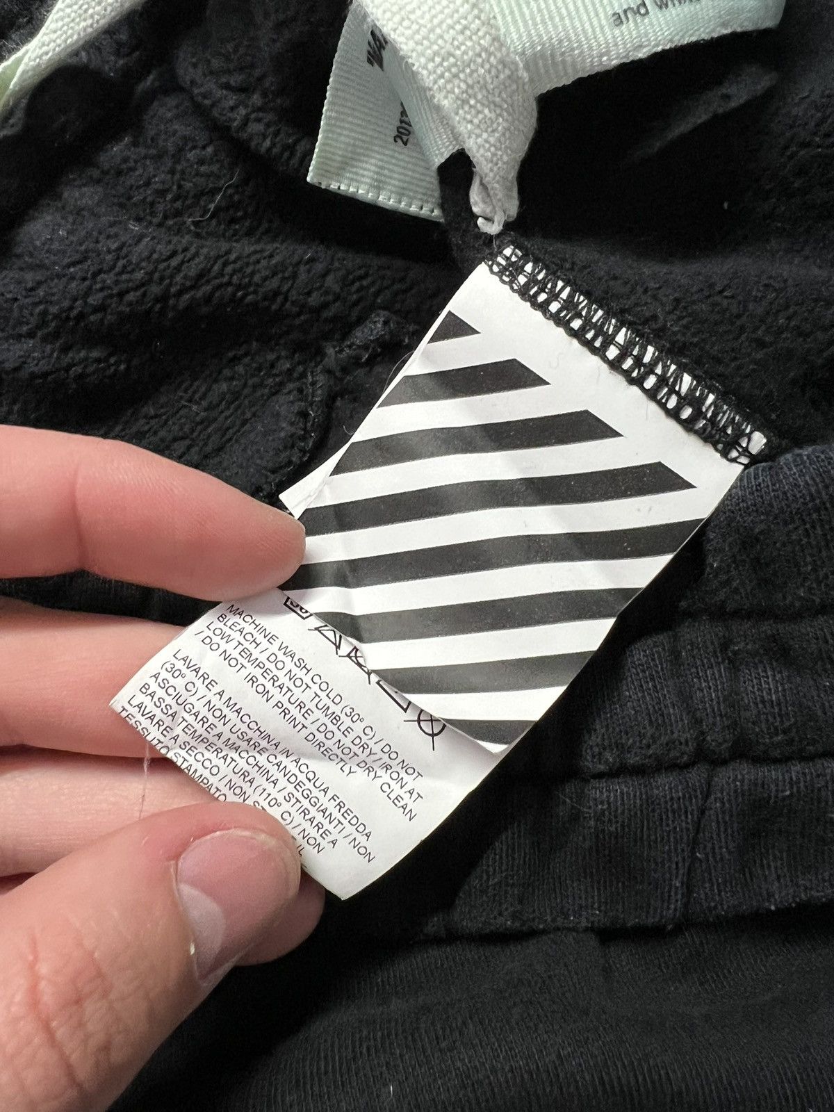 Off-White Off-White Two-tone tracksuit bottoms with logo print Size US 30 / EU 46 - 8 Thumbnail