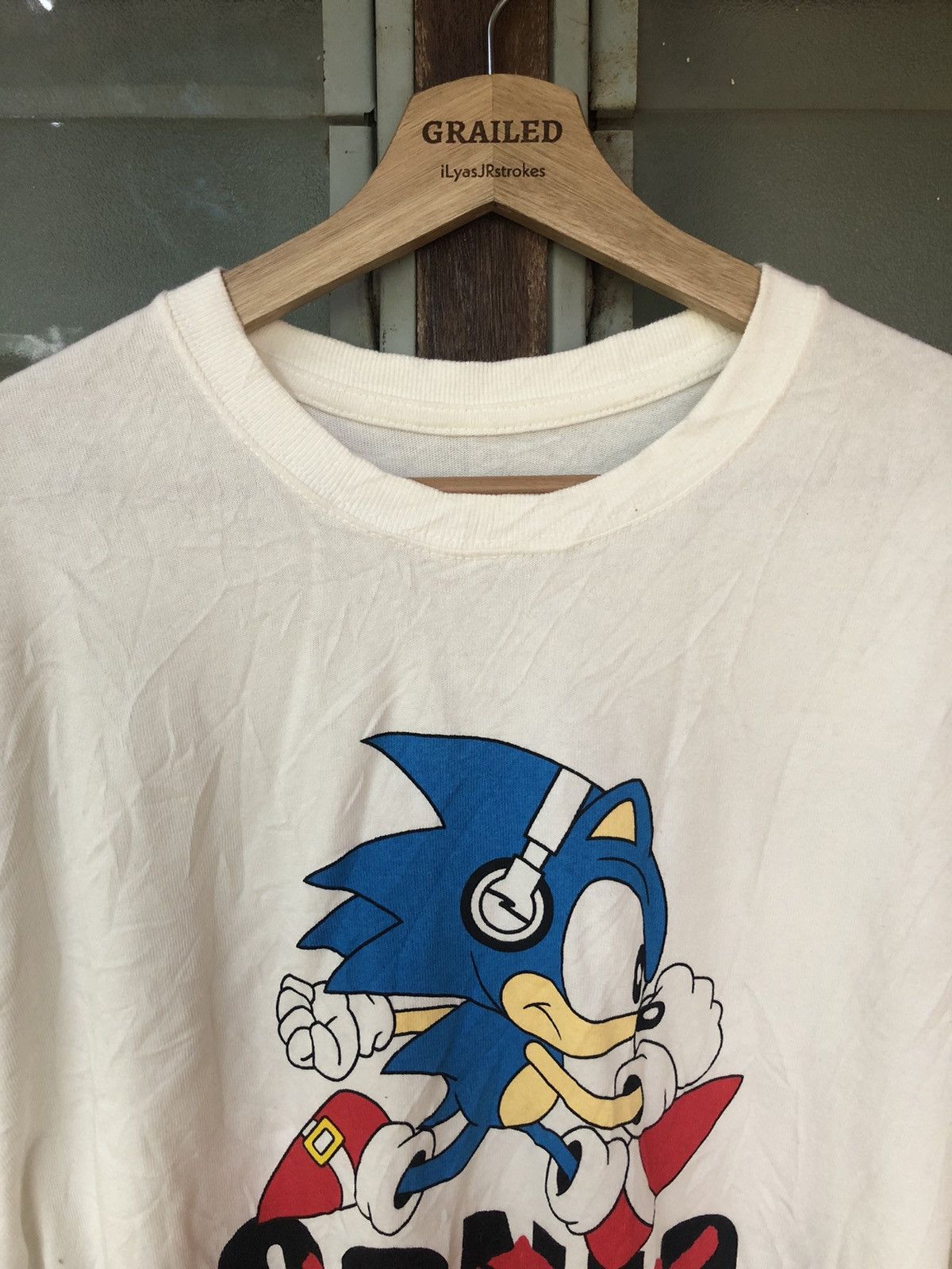 Anime Vintage Sonic The Hedgehog Action Adventure Comedy Film Tee Size US M / EU 48-50 / 2 - 3 Thumbnail