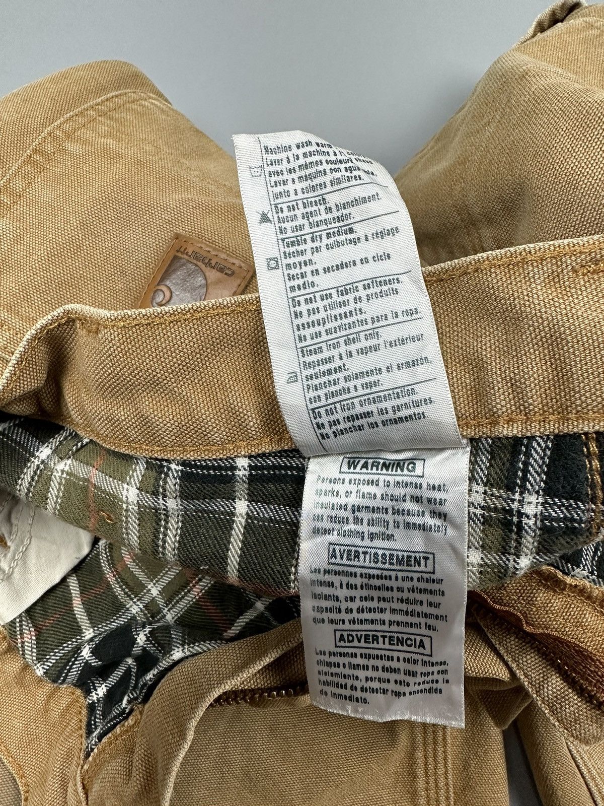 Carhartt × Carhartt Wip × Vintage Distressed Vintage Carhartt Carpenter Pants Size US 36 / EU 52 - 10 Thumbnail