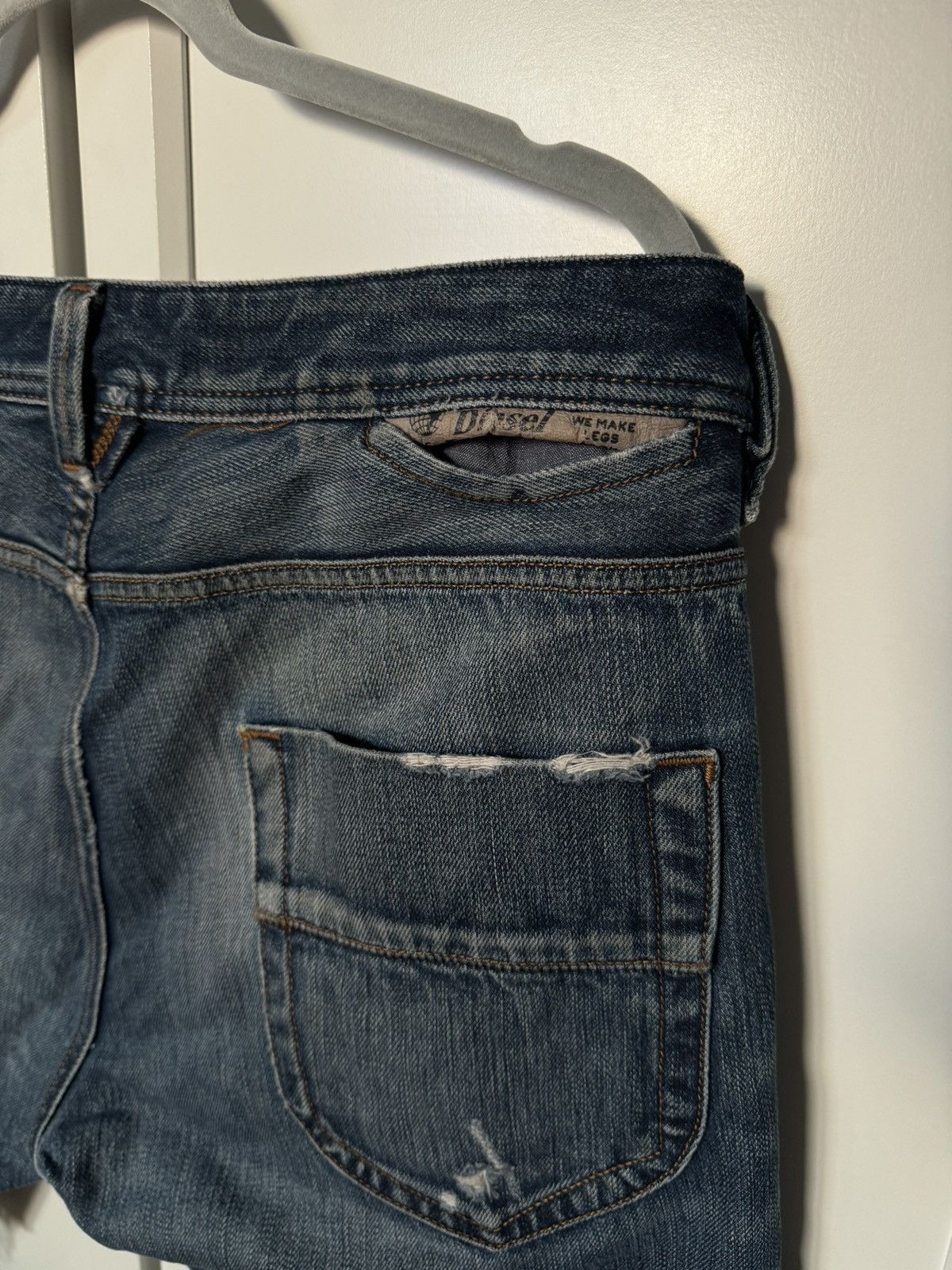 Diesel × Vintage Diesel shorts denim shorts rare rock vintage 00s Rick style Size US 34 / EU 50 - 7 Thumbnail