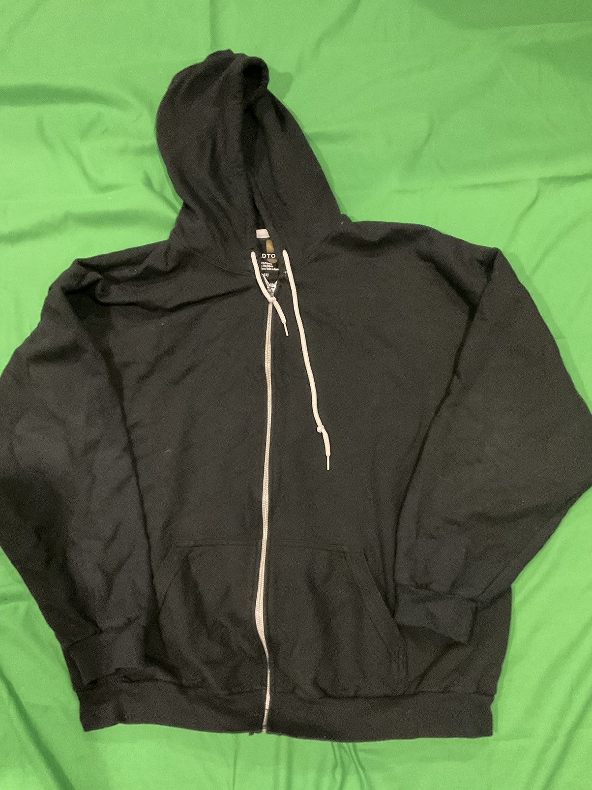 Vintage Vintage Plain Black hoodie Size US XXL / EU 58 / 5 - 1 Thumbnail