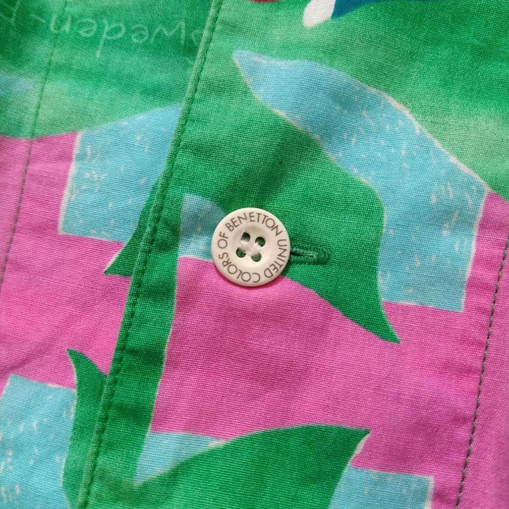United Colors Of Benetton United Colors of Benetton Hawaiian Shirt Size US L / EU 52-54 / 3 - 8 Thumbnail