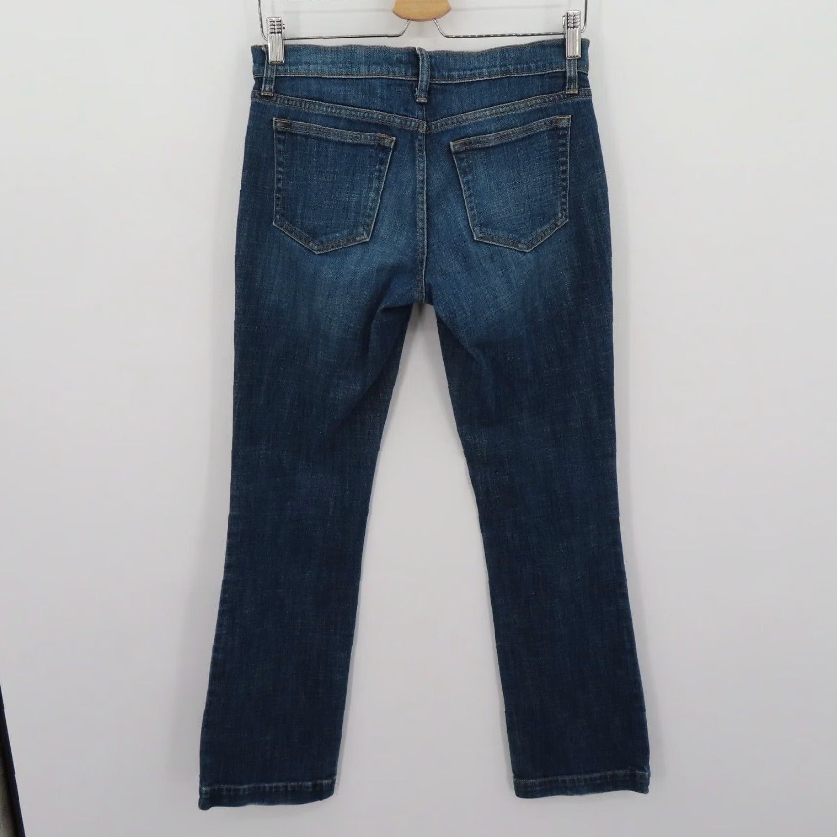 Gap Gap Womens Jeans 2/26 Long and Lean Blue Denim Cotton Blend Orange Stitching 5-Pocket Straight Regular Size 2/26 Womens Jeans Vintage No Size 26" / US 2 / IT 38 - 5 Thumbnail